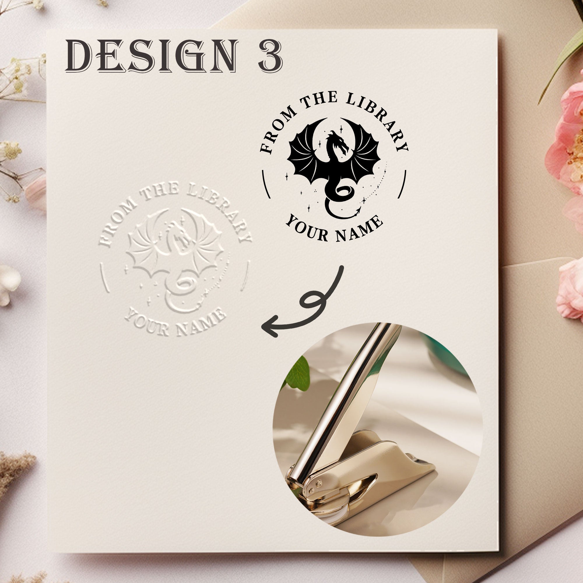 Custom Artistic Seal Embosser
