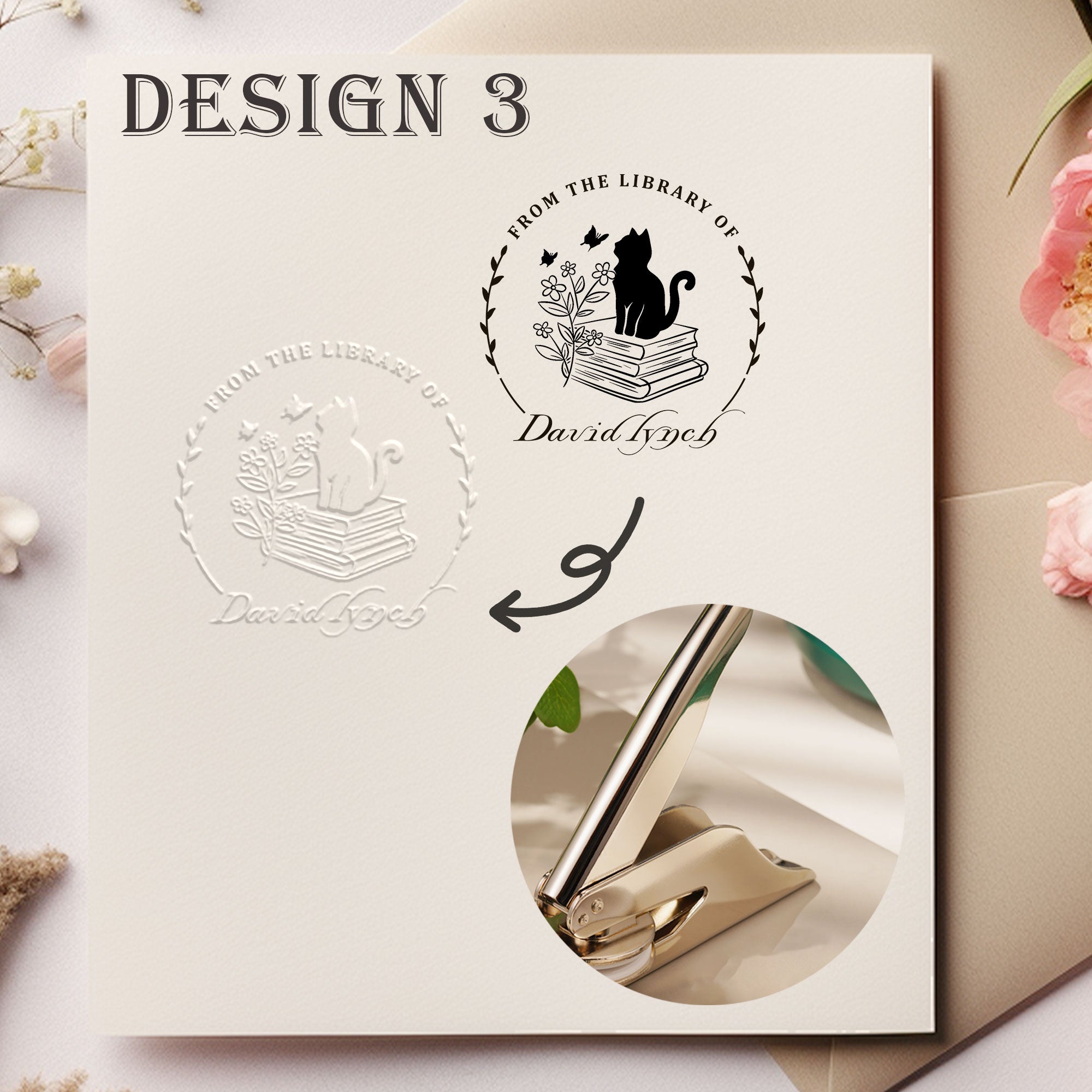 Custom Author Book Embosser