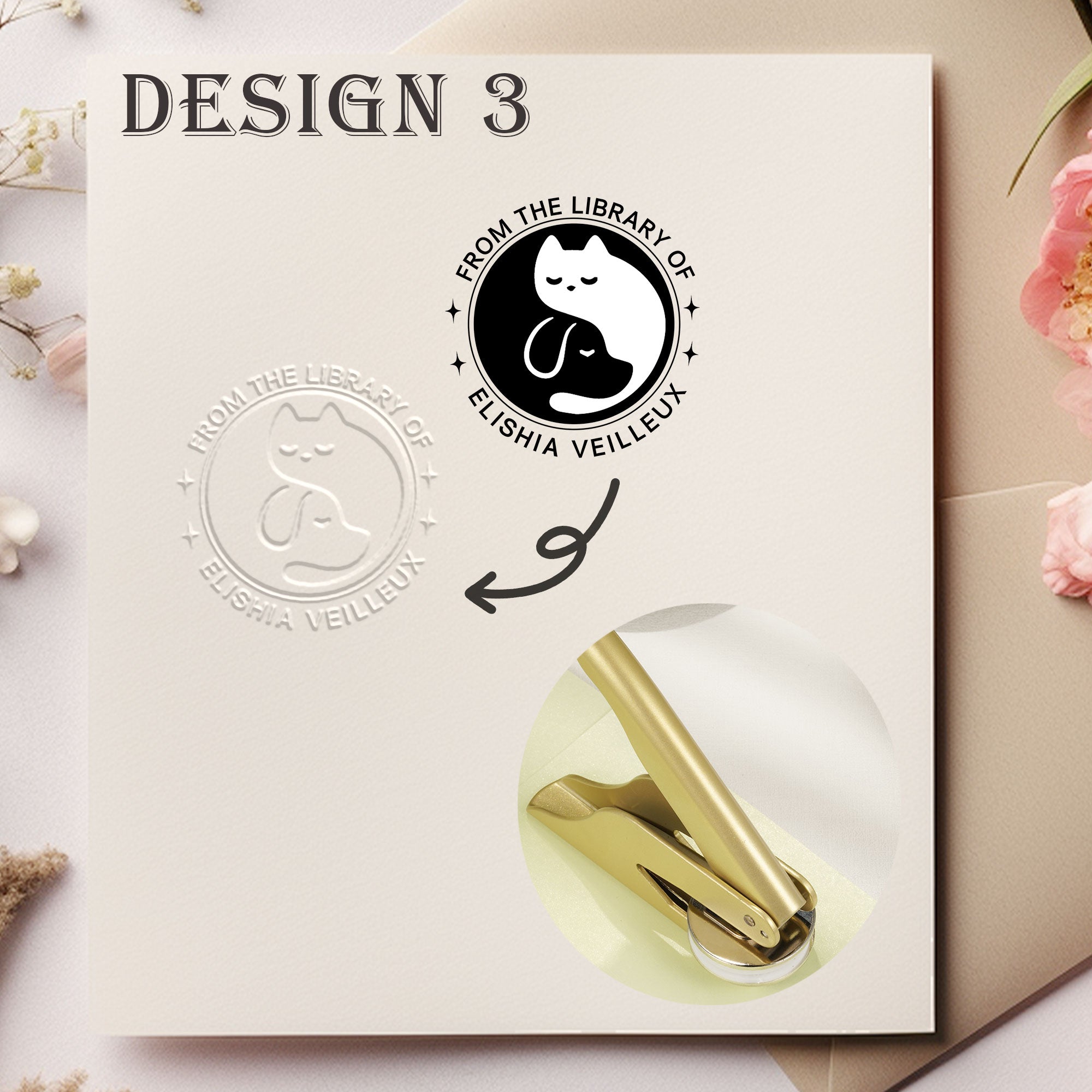 Custom Decor Book Embosser