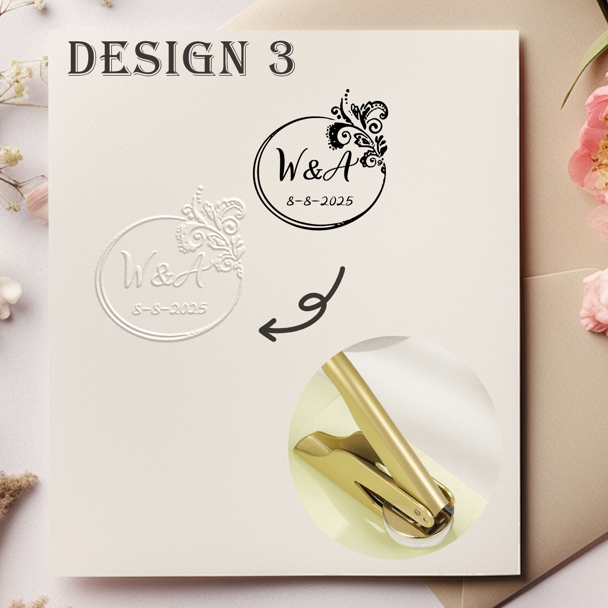 Custom Creative Wedding Embosser