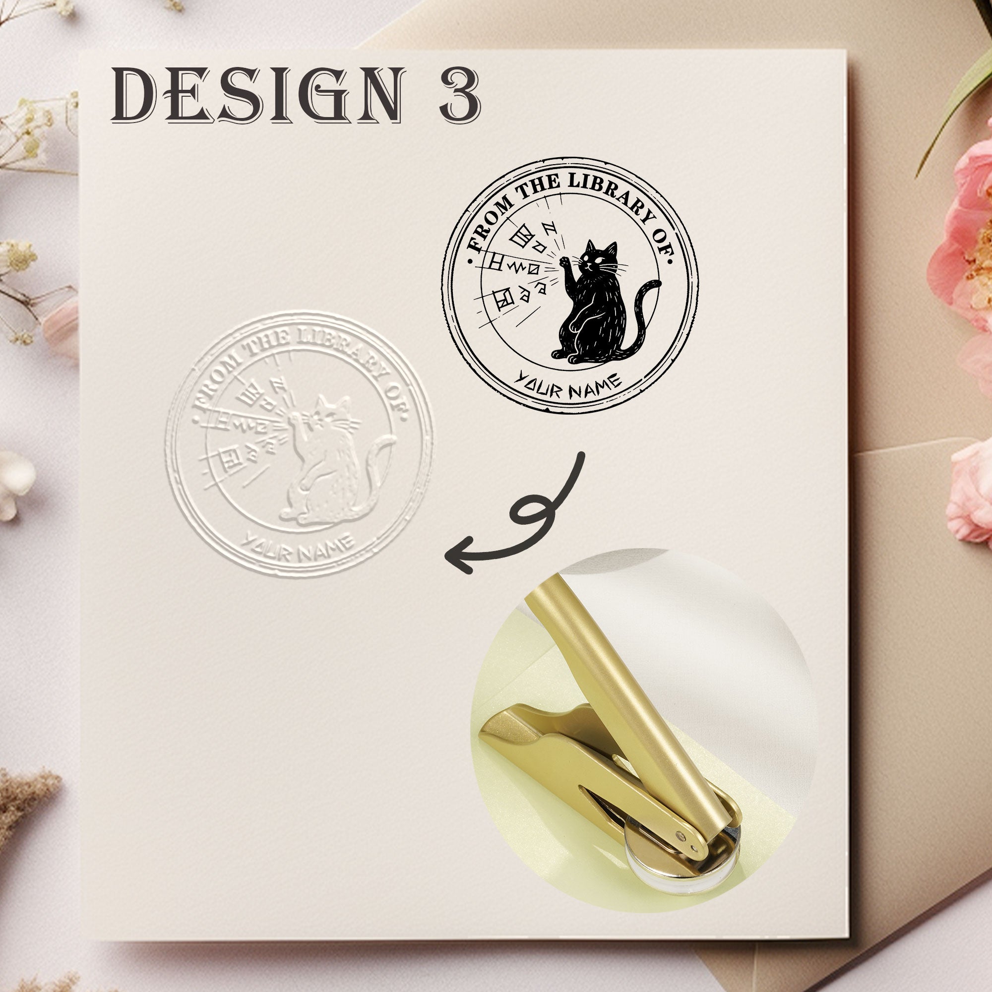 Custom Library Book Embosser