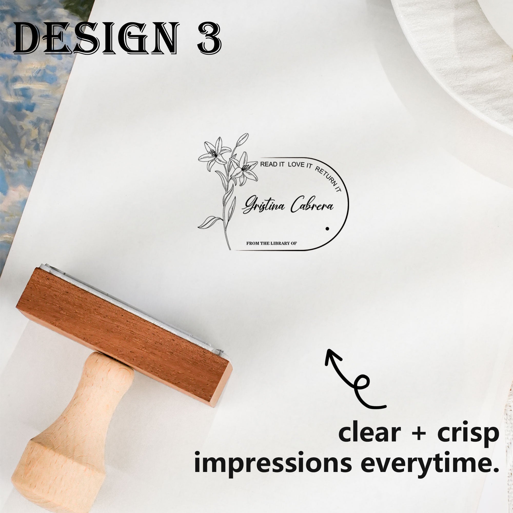 Nature Craft Rubber Stamp