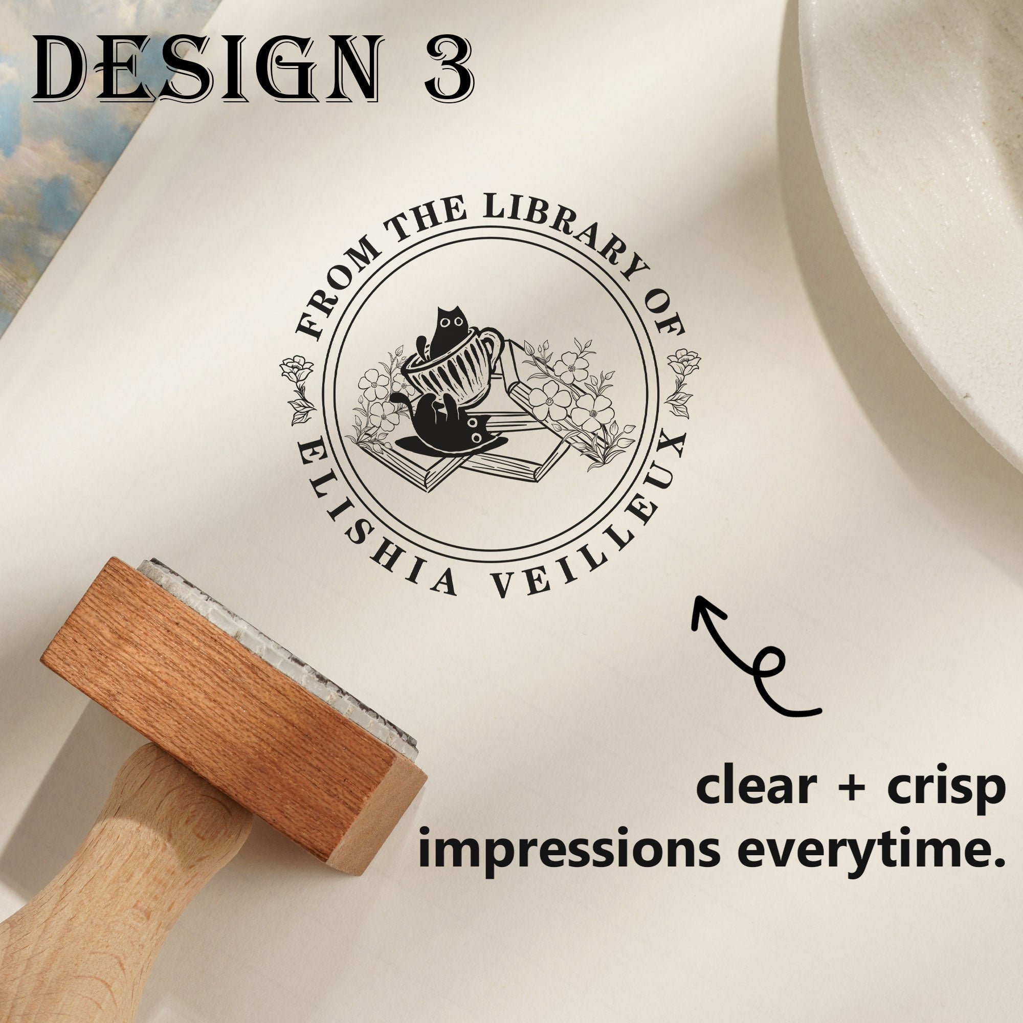 Custom Nature Wood Stamp