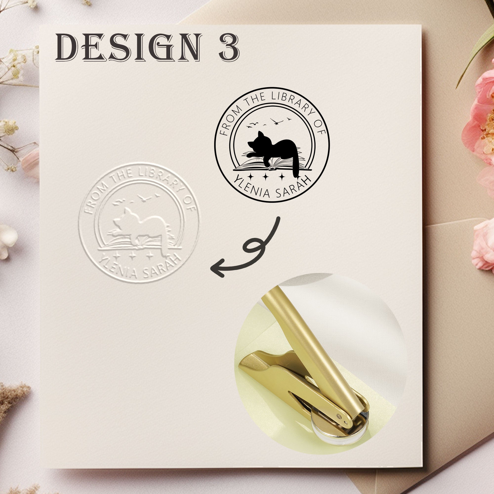 Custom Library Book Embosser