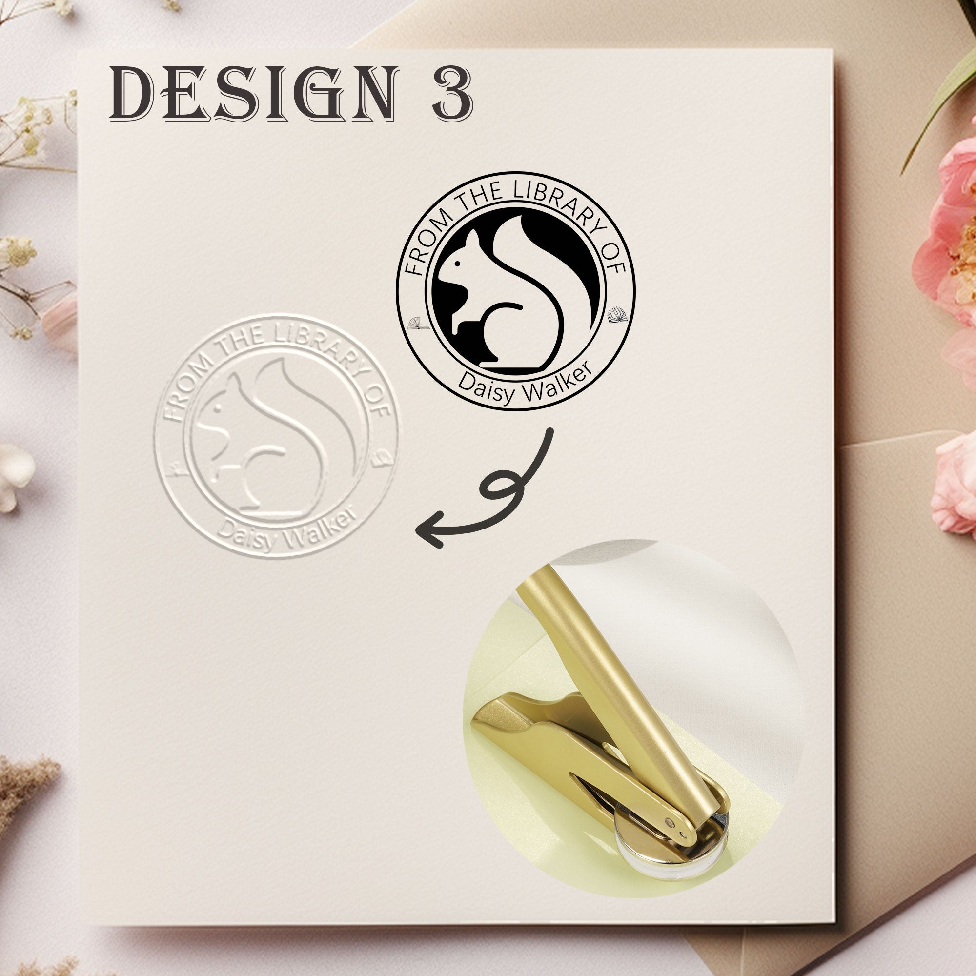 Custom Modern Book Embosser