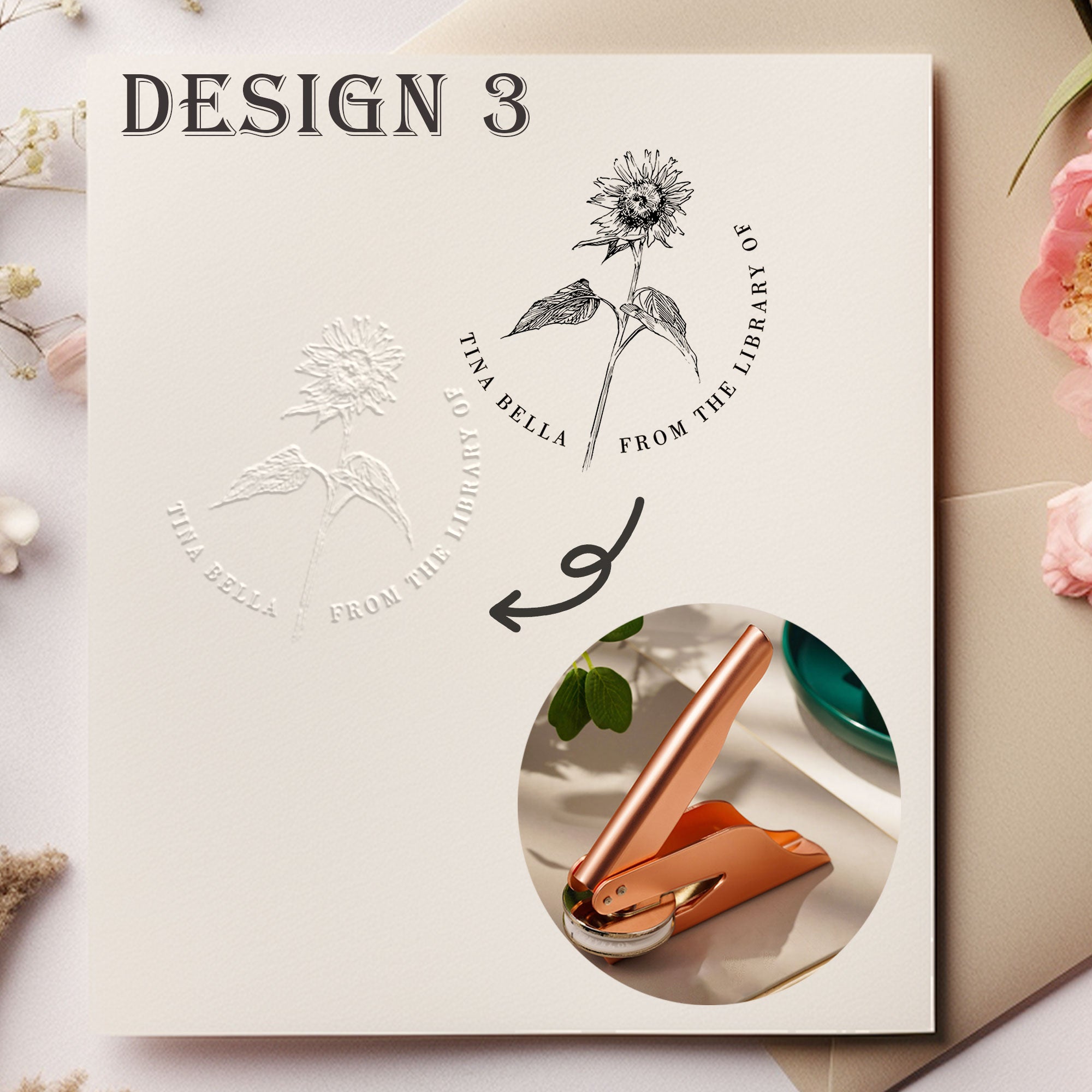 Custom Rustic Book Embosser