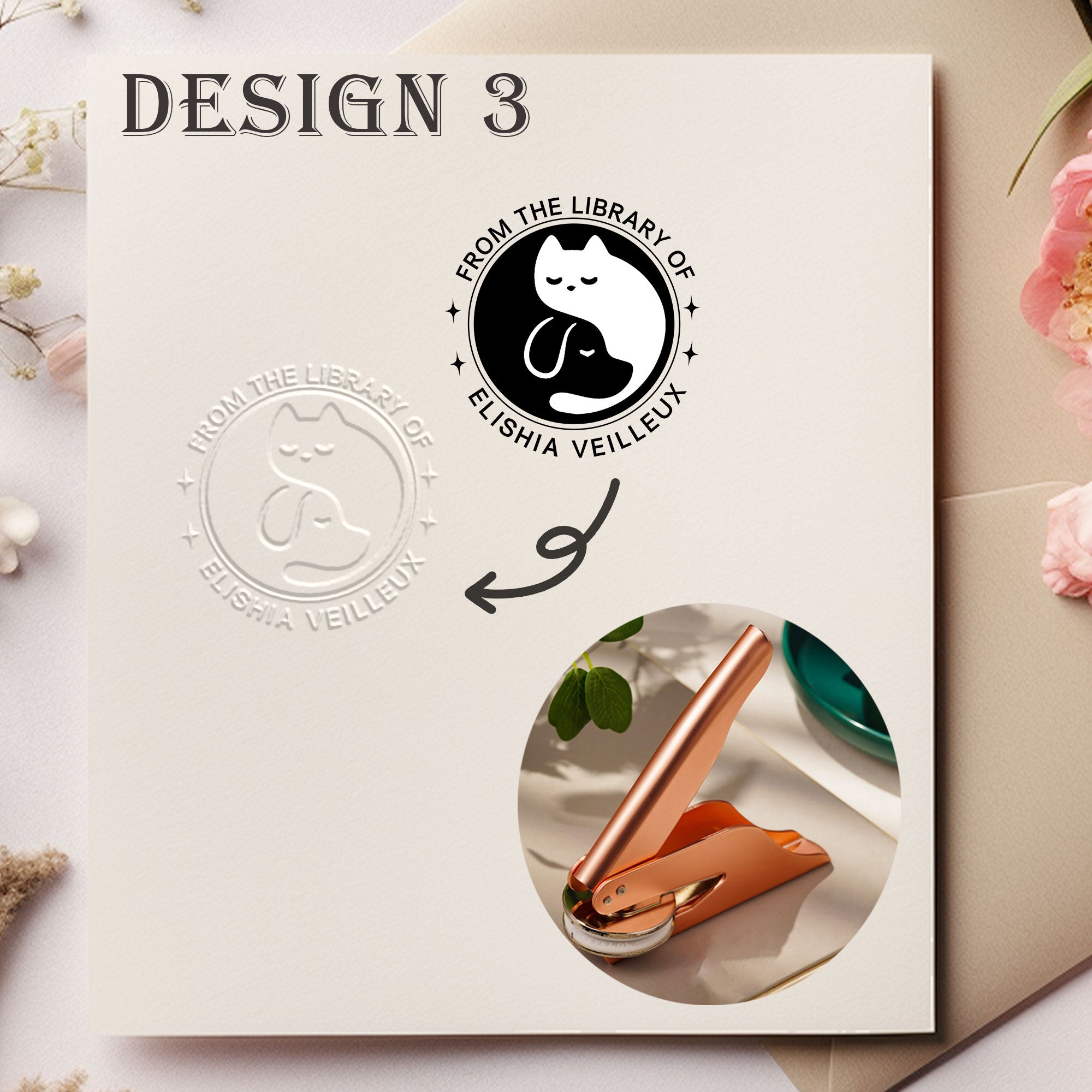 Custom Decor Book Embosser