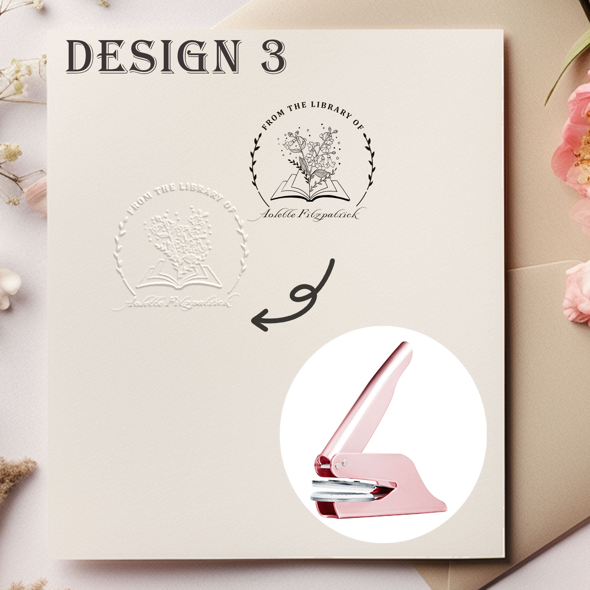 Custom Bookplate Embosser
