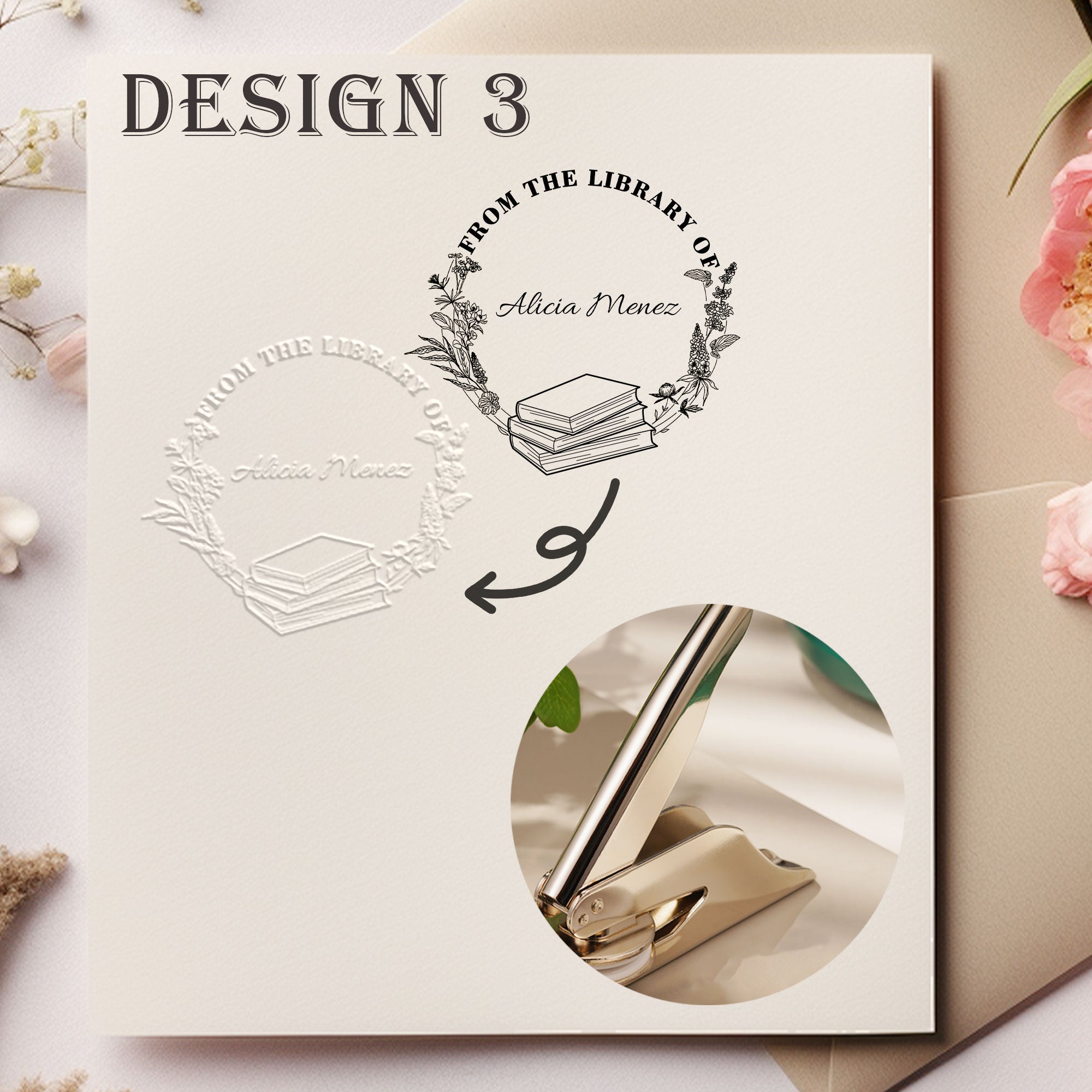 Custom Literary Book Embosser