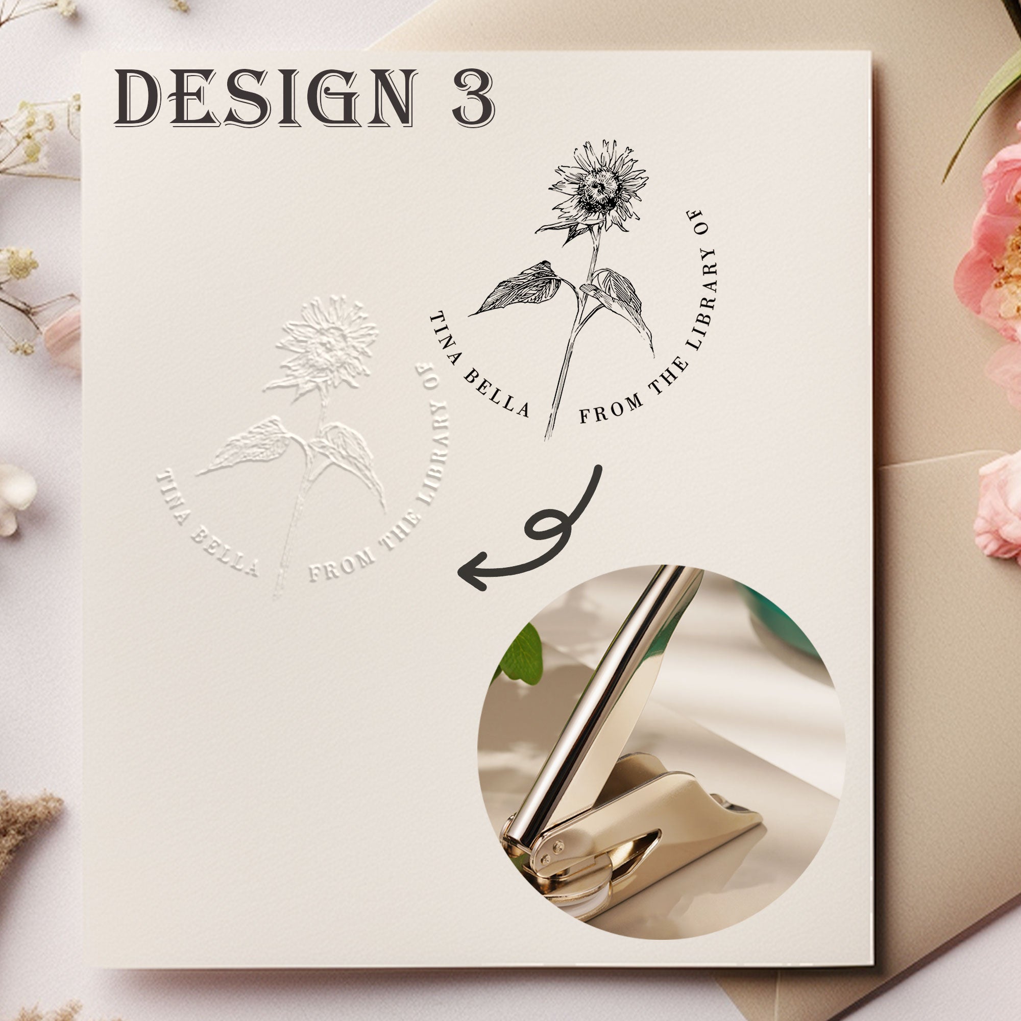 Custom Rustic Book Embosser