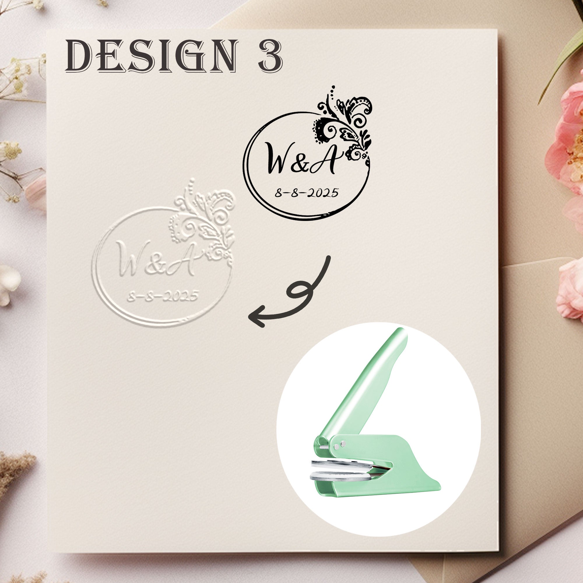 Custom Creative Wedding Embosser