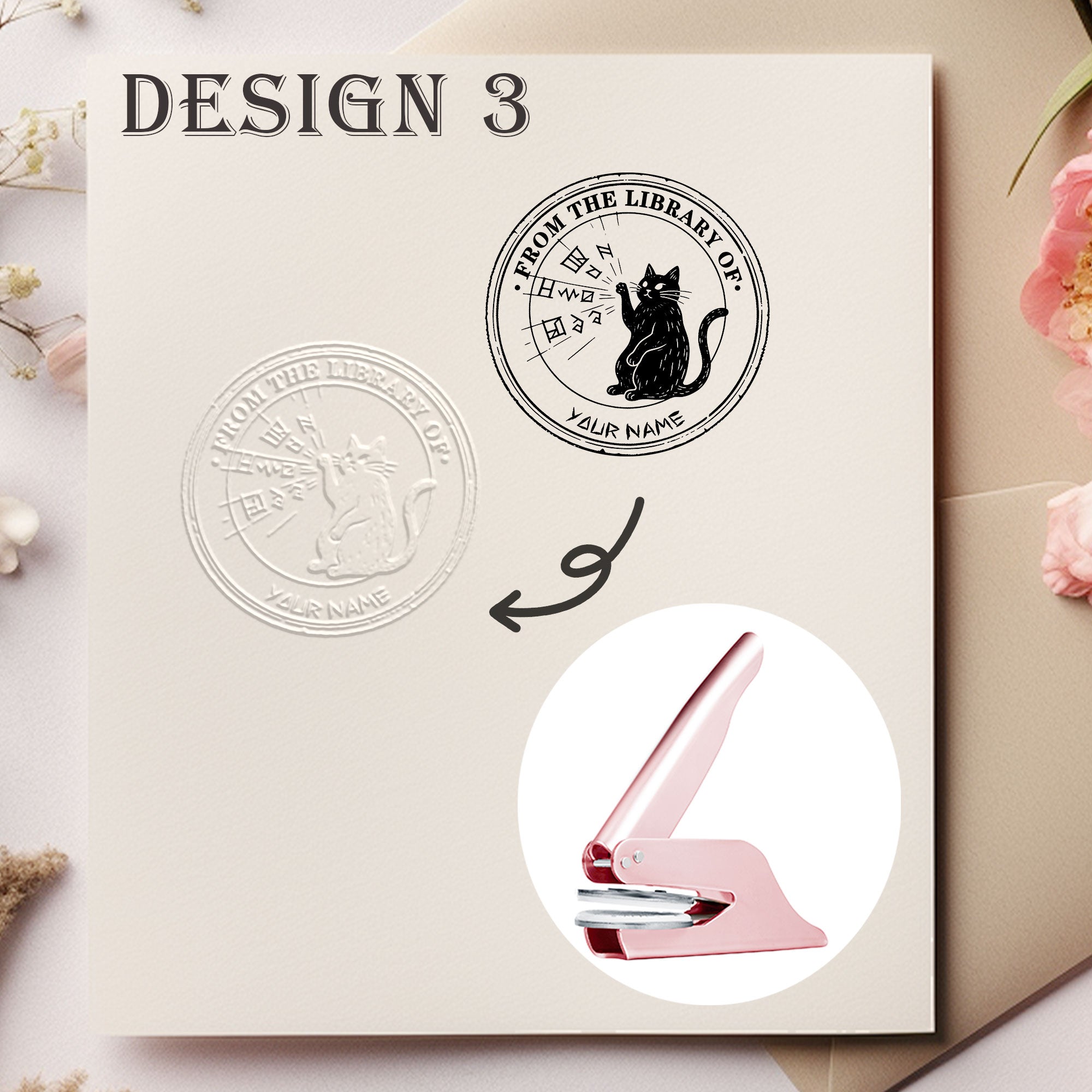 Custom Library Book Embosser
