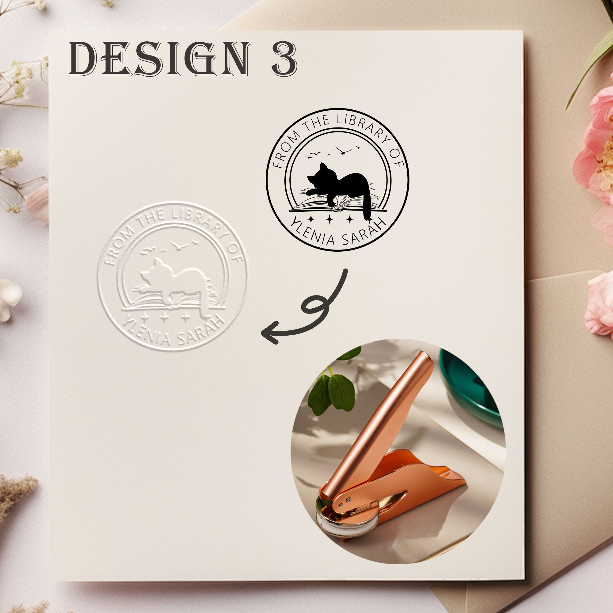Custom Library Book Embosser
