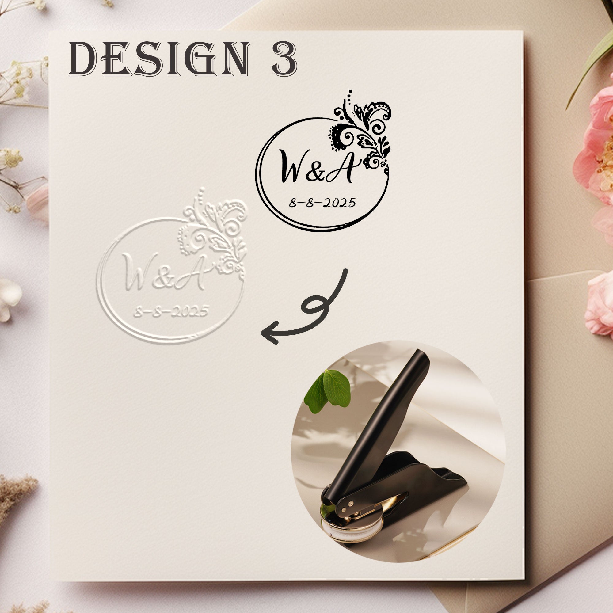 Custom Creative Wedding Embosser