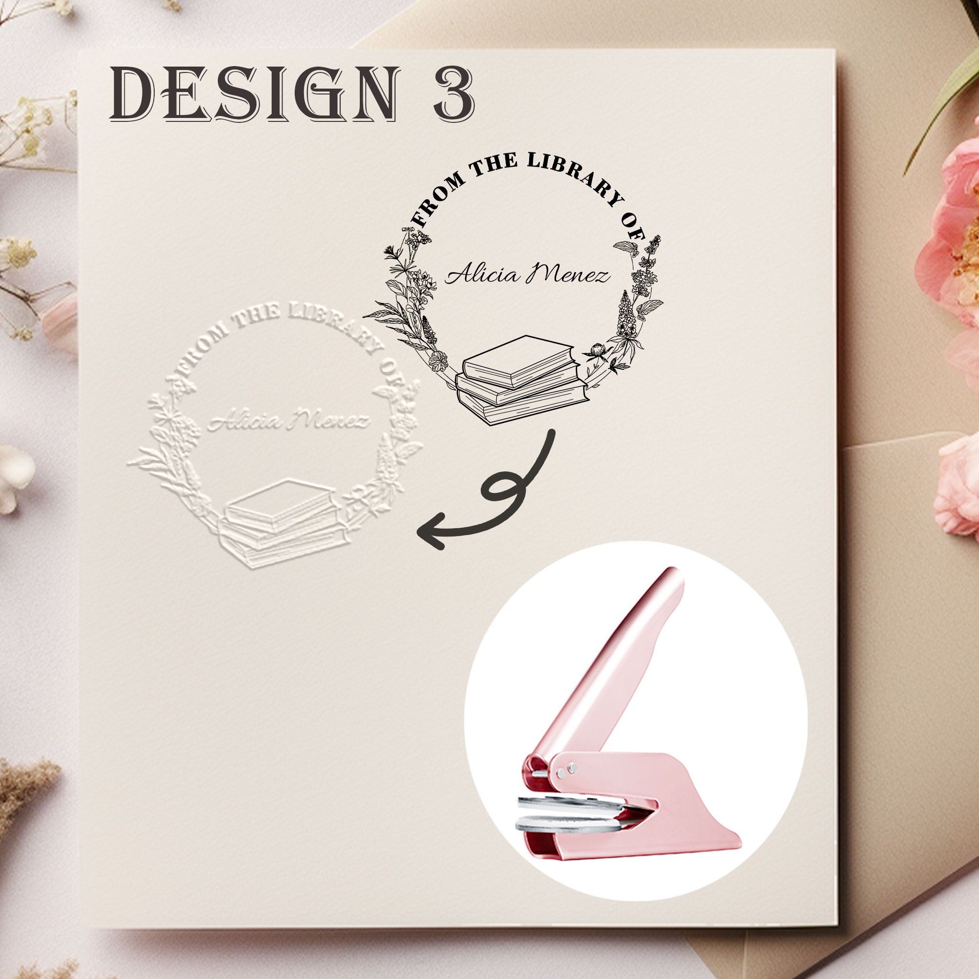 Custom Literary Book Embosser