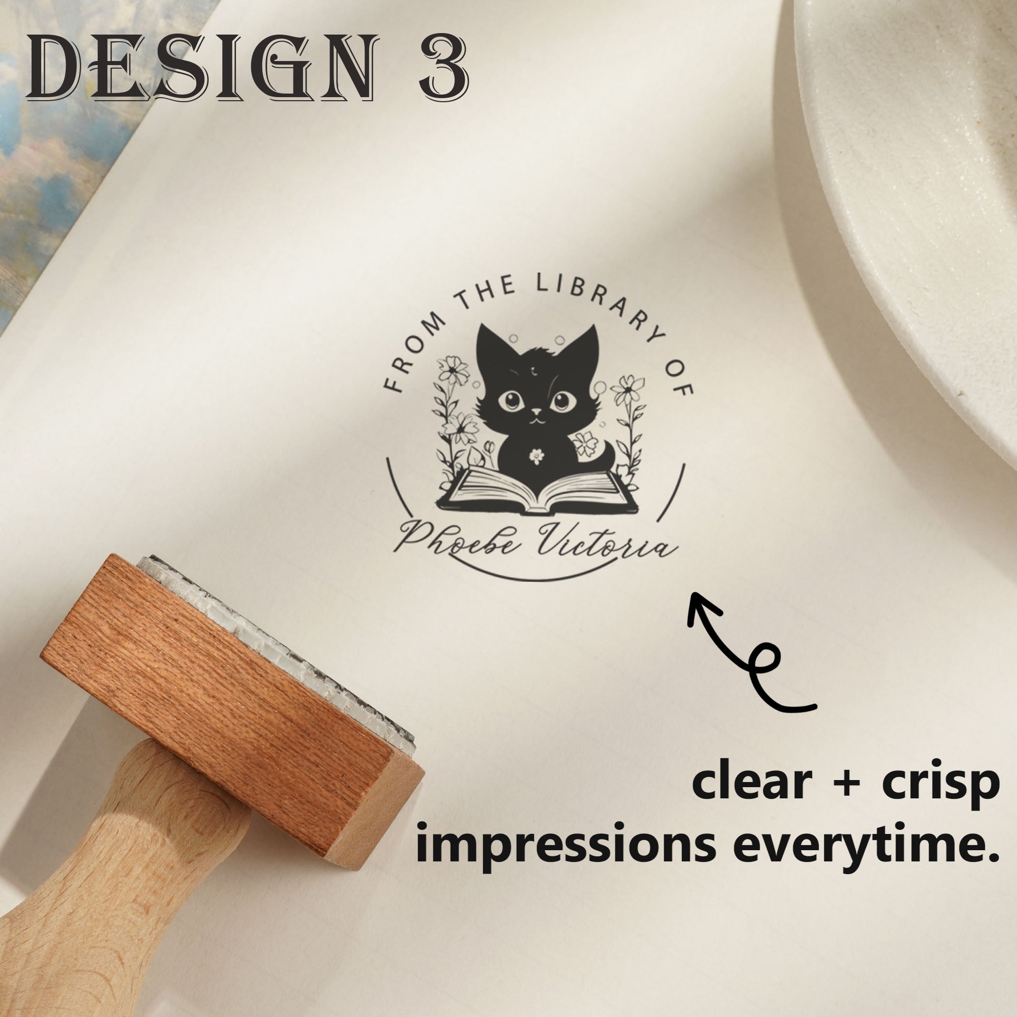 Premium Retro Rubber Stamp