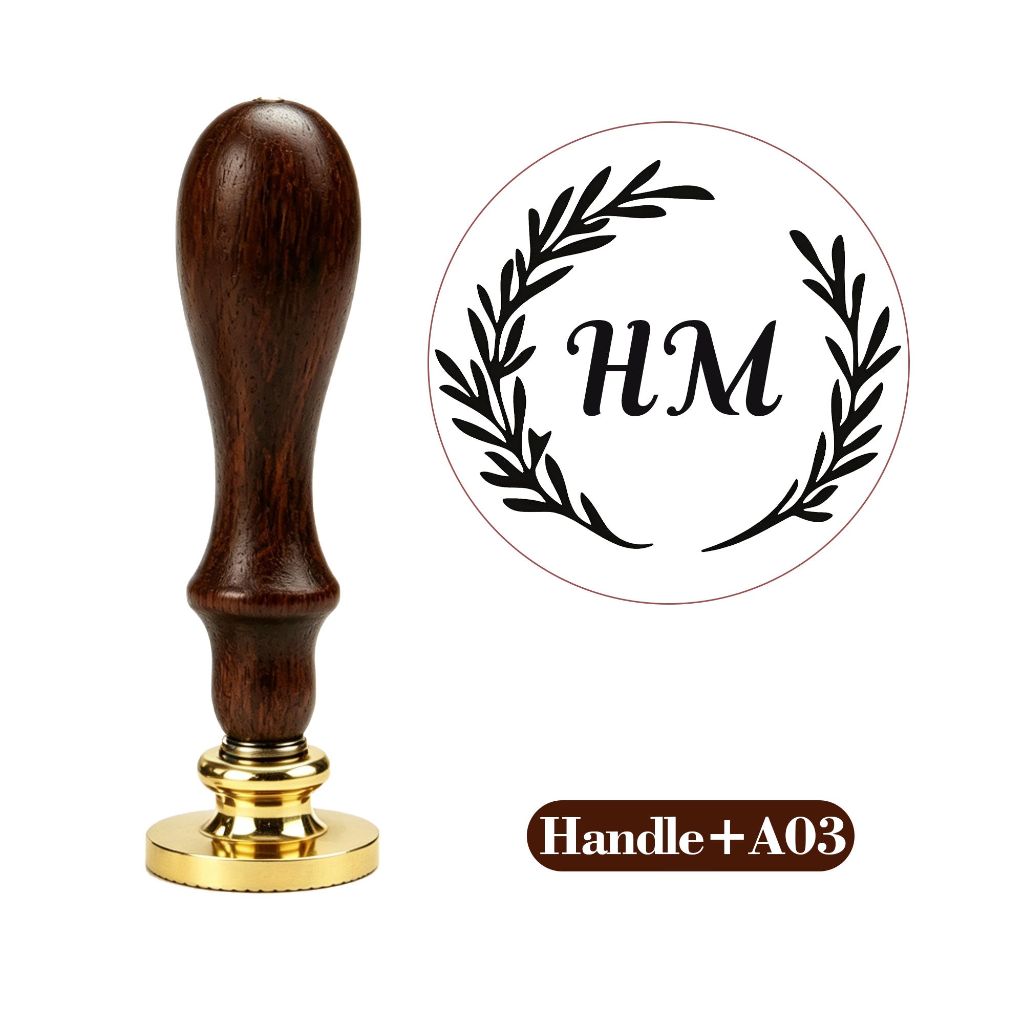 Decorative wax stamp