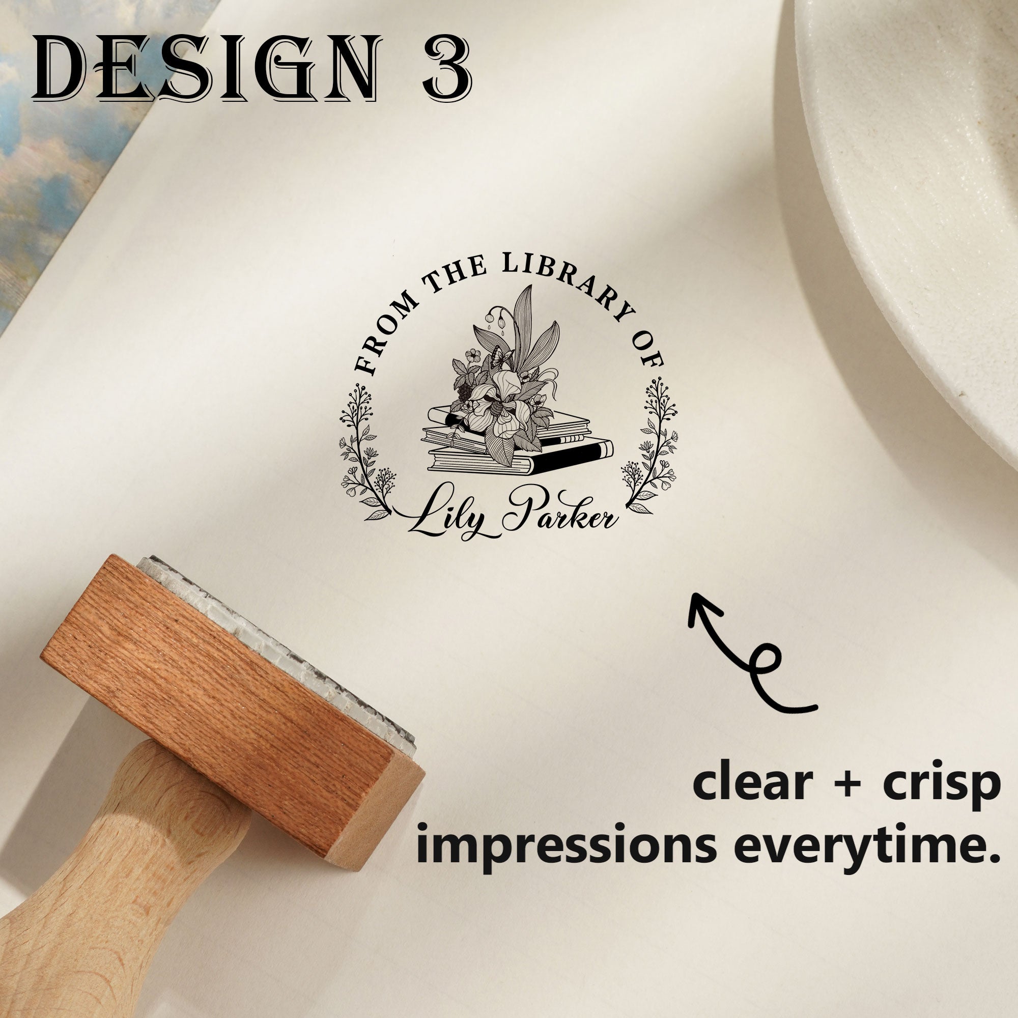 Custom Journaling Rubber Stamp