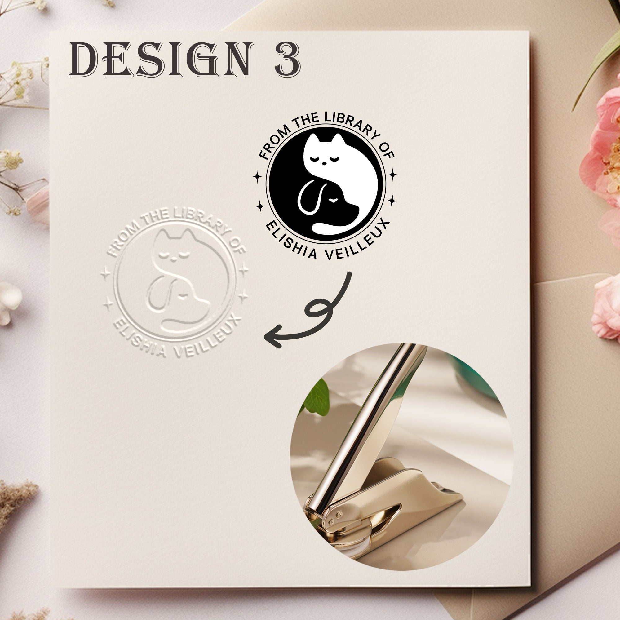 Custom Decor Book Embosser