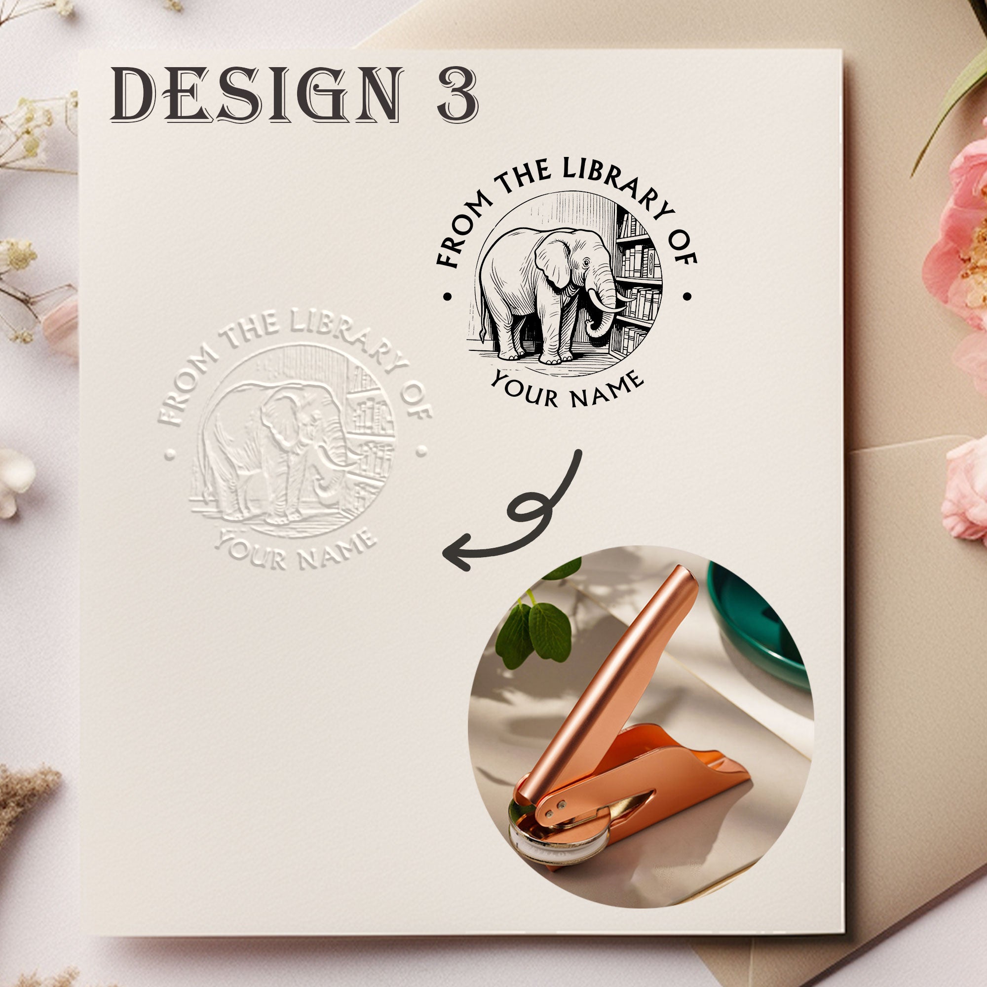 Custom Elegant Paper Embosser