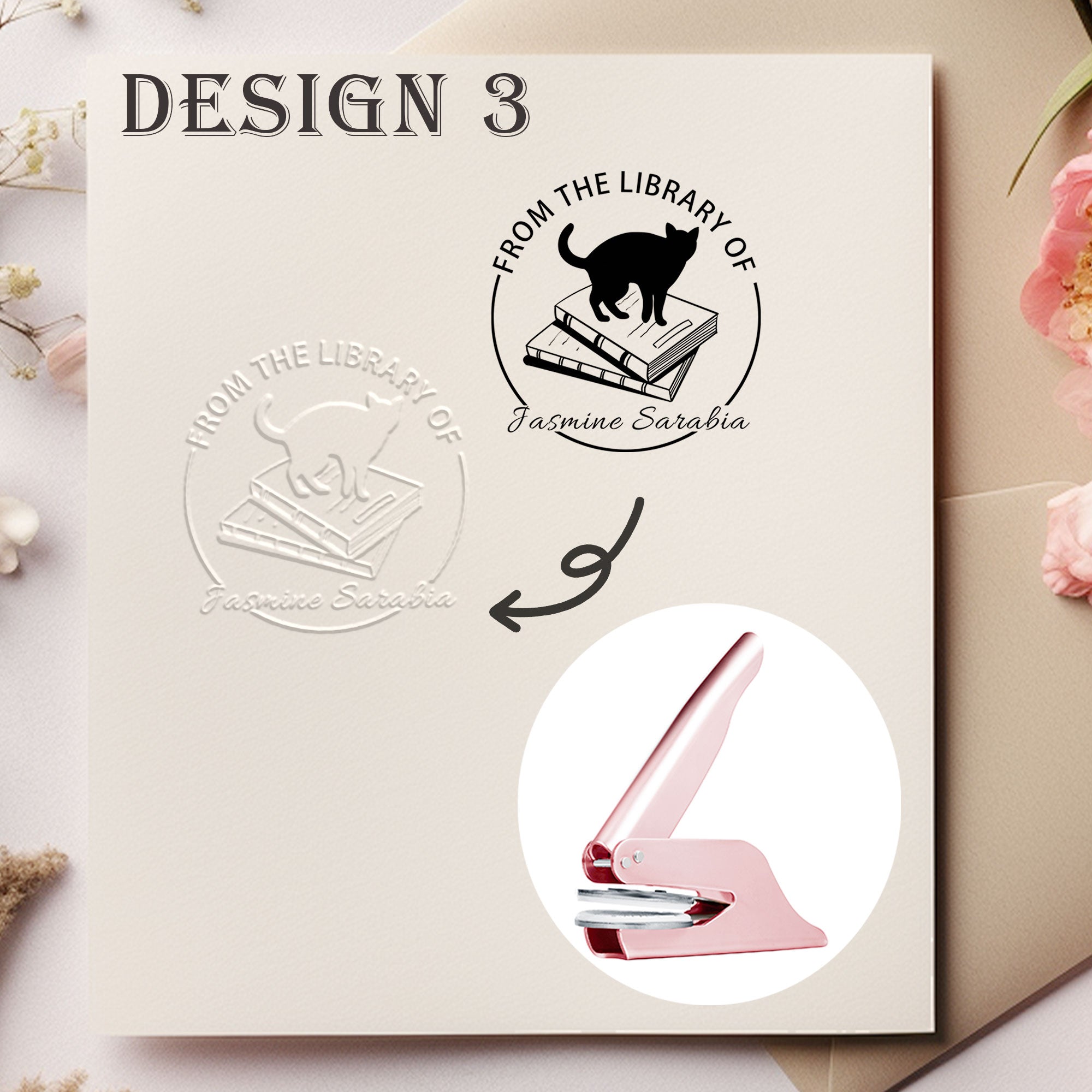 Custom Floral Decor Embosser