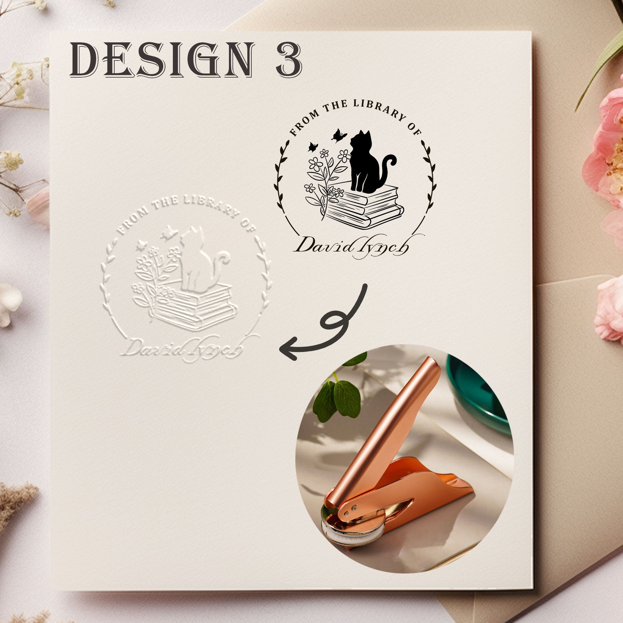 Custom Author Book Embosser