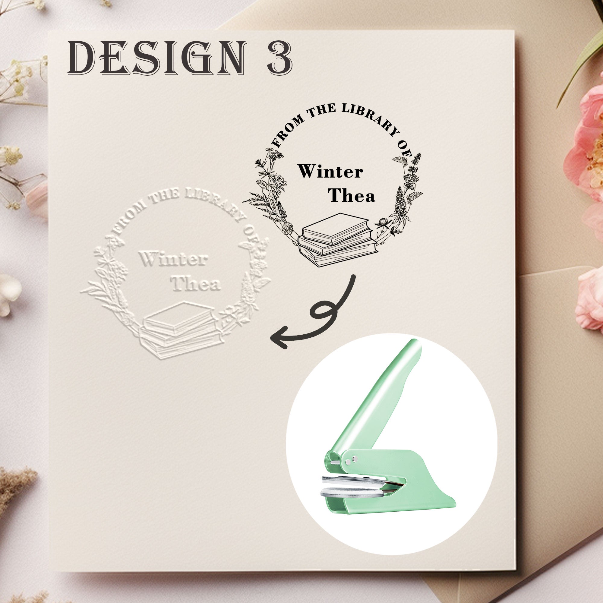 Custom Elegant Paper Embosser