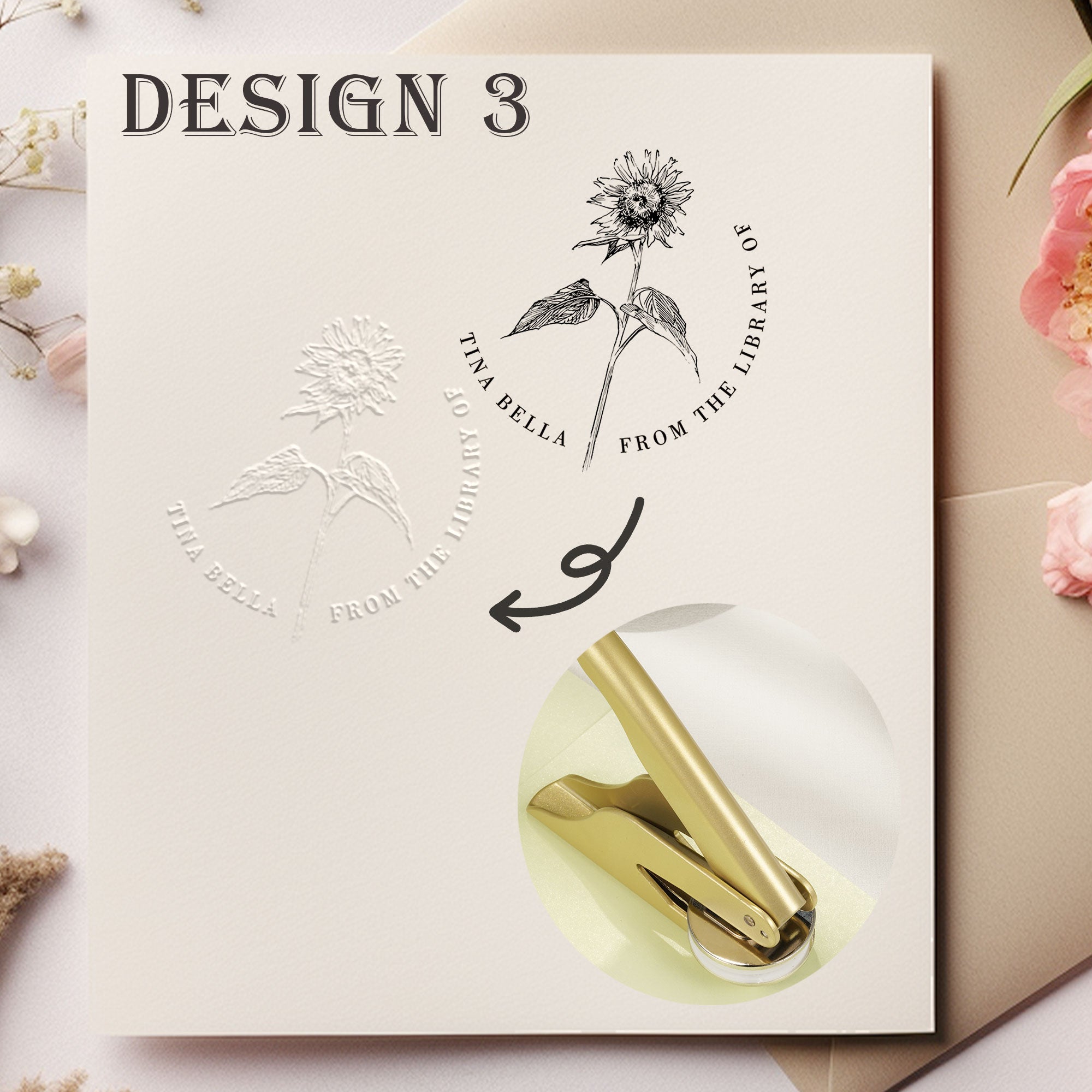 Custom Rustic Book Embosser