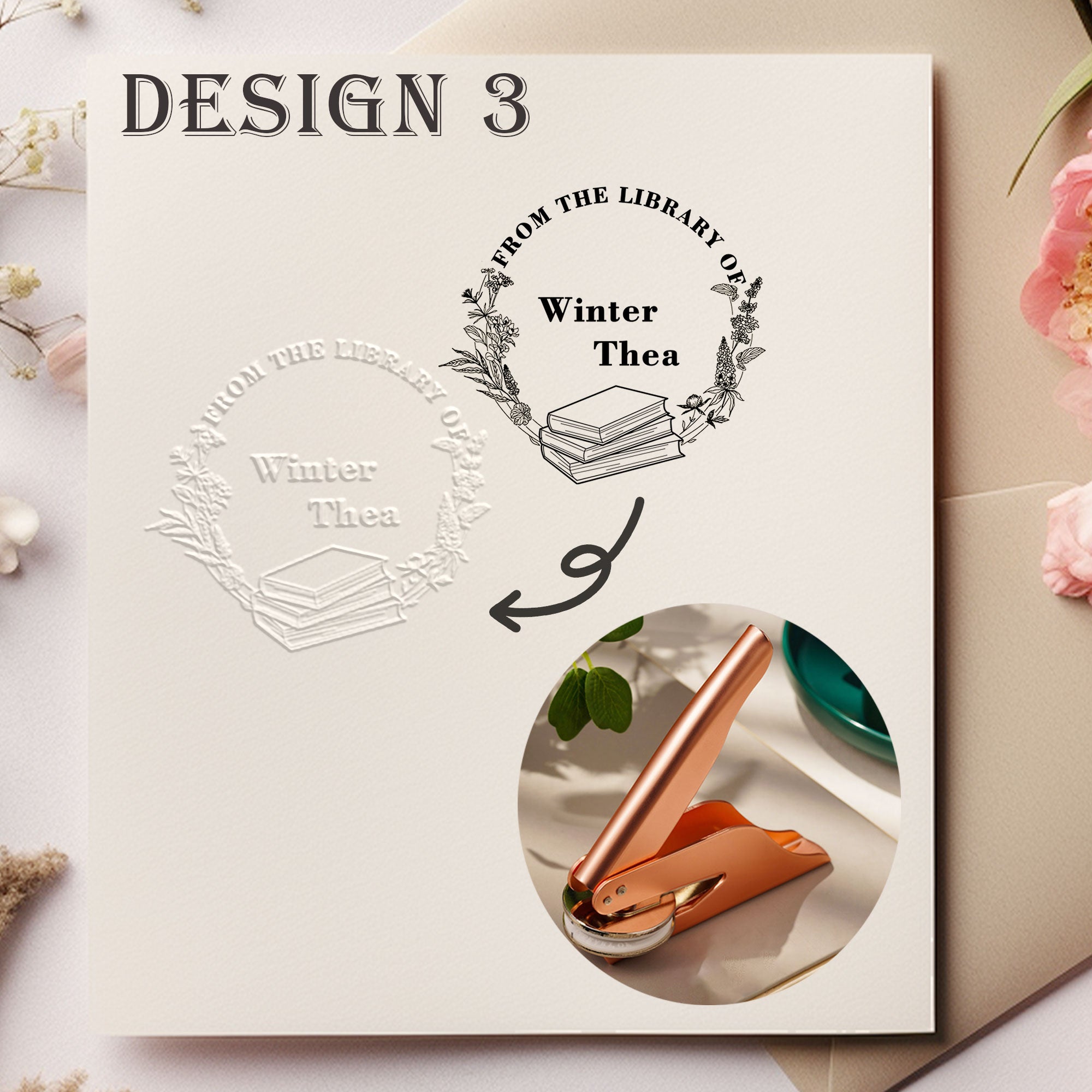 Custom Elegant Paper Embosser