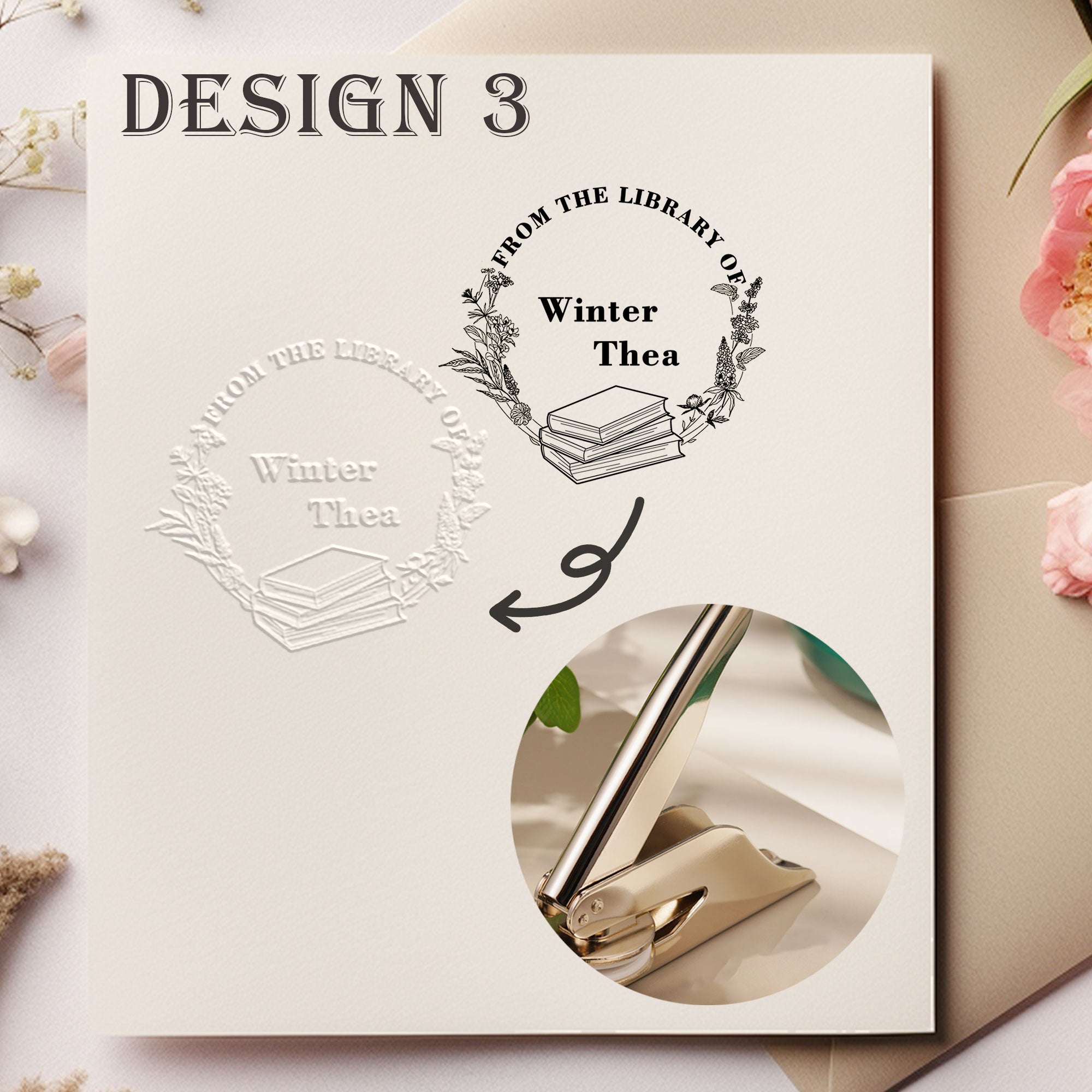 Custom Elegant Paper Embosser