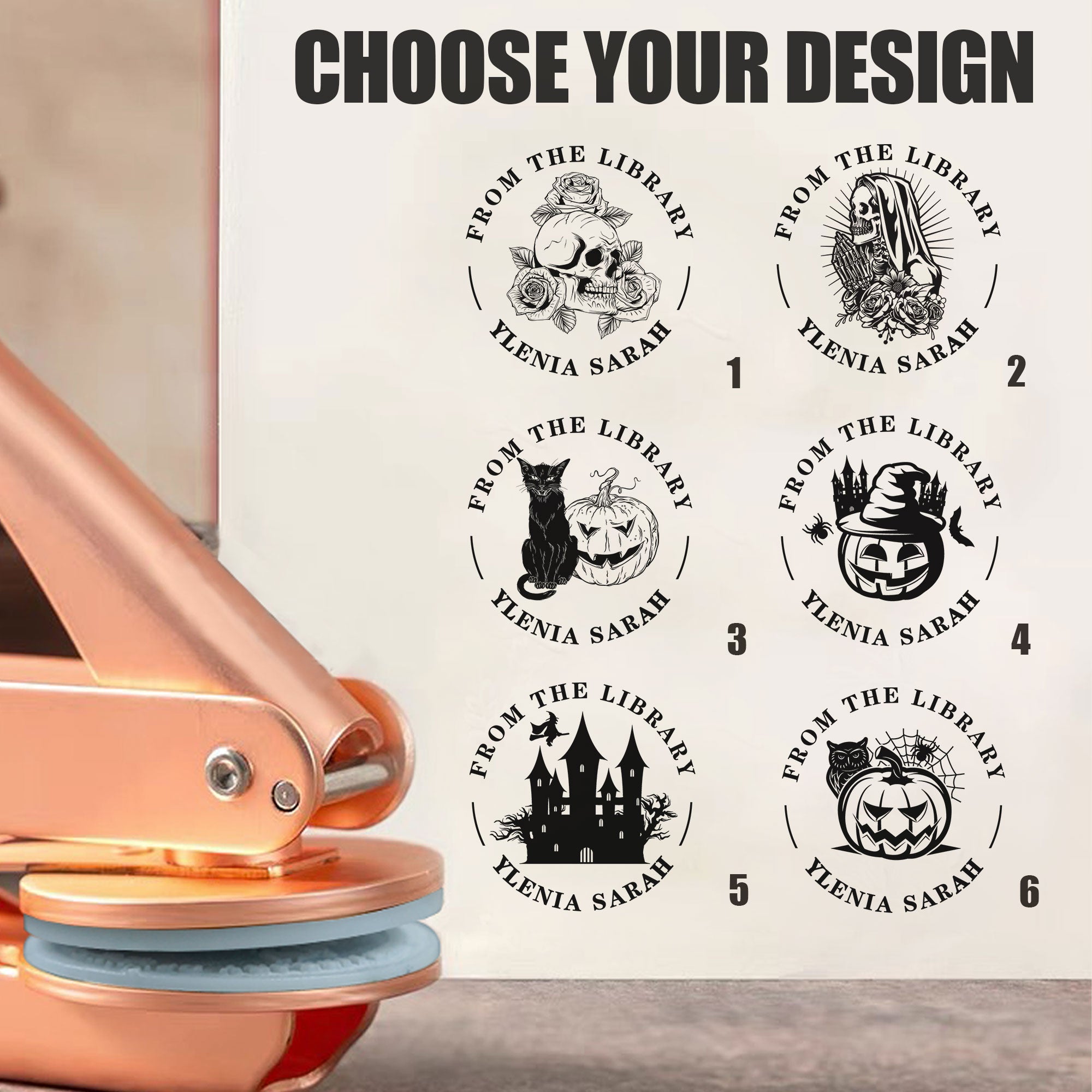Custom Floral Decor Embosser
