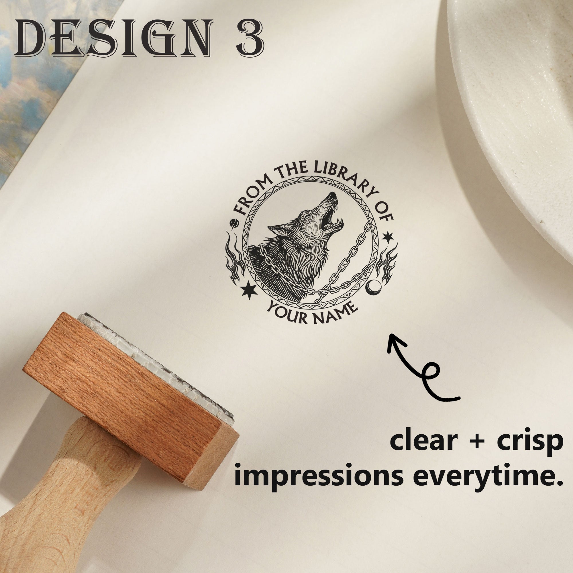 Custom Handcrafted Rubber Stamp