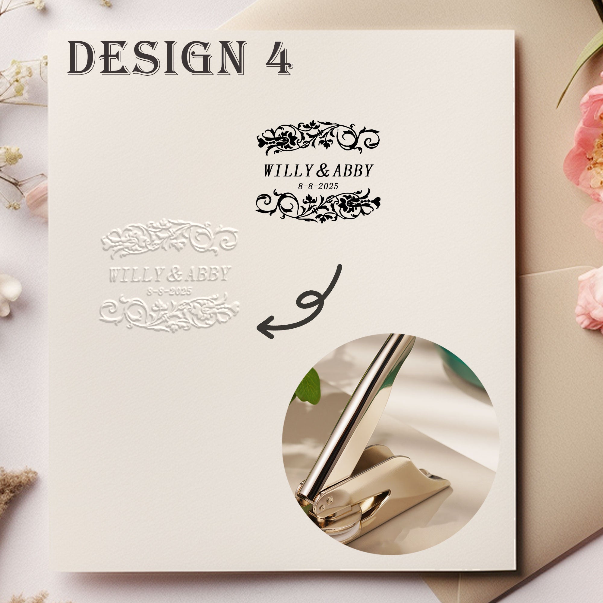 Custom Creative Wedding Embosser
