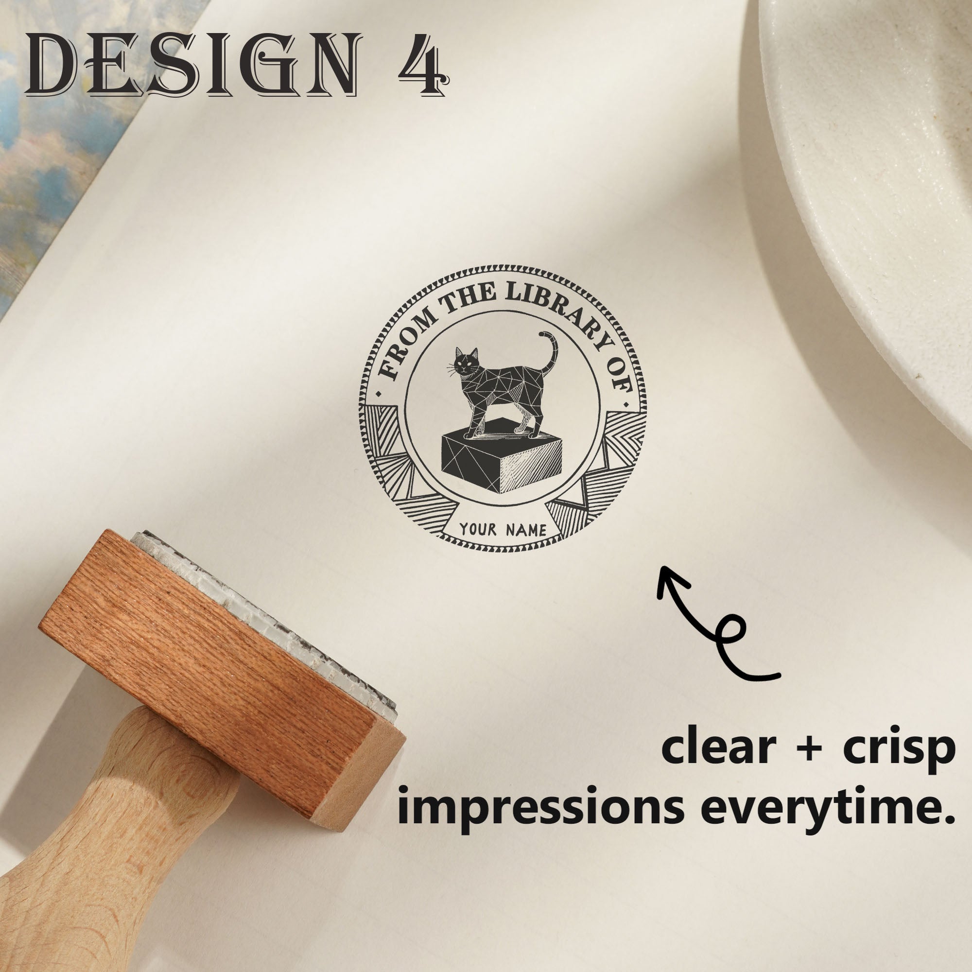 Creative Wooden Decor Stamp