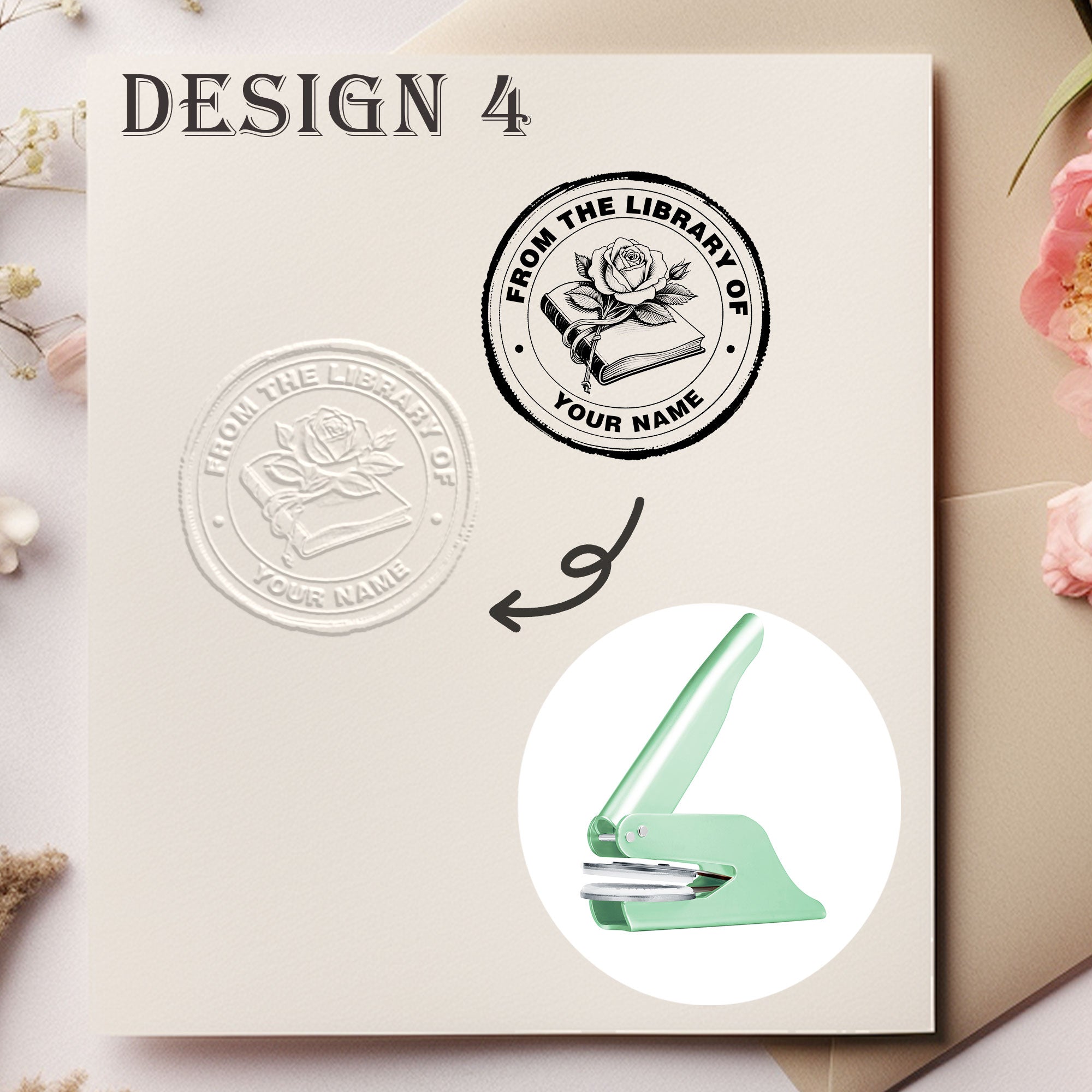 Custom Rustic Book Embosser