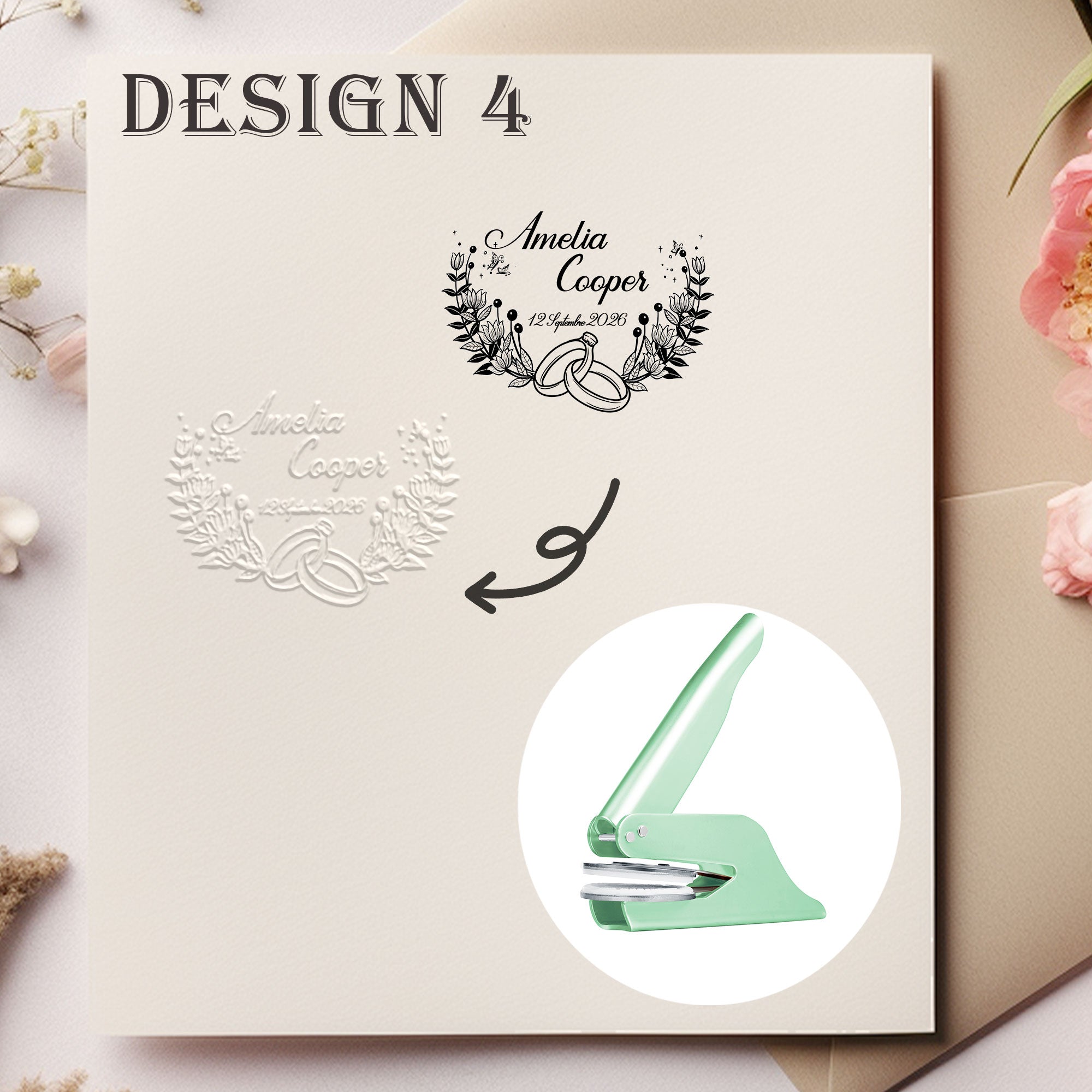 Custom Wedding Gift Embosser
