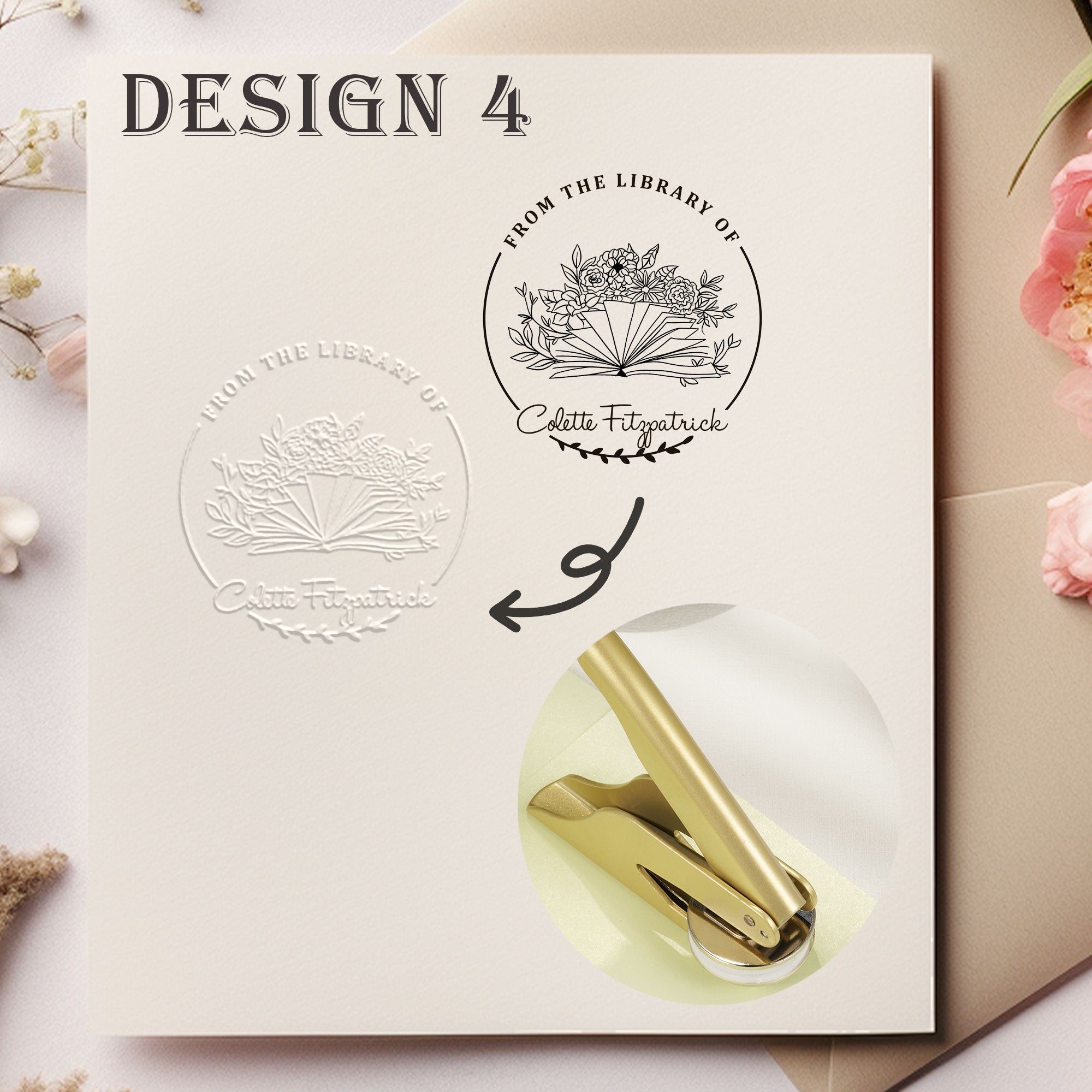 Custom Author Book Embosser