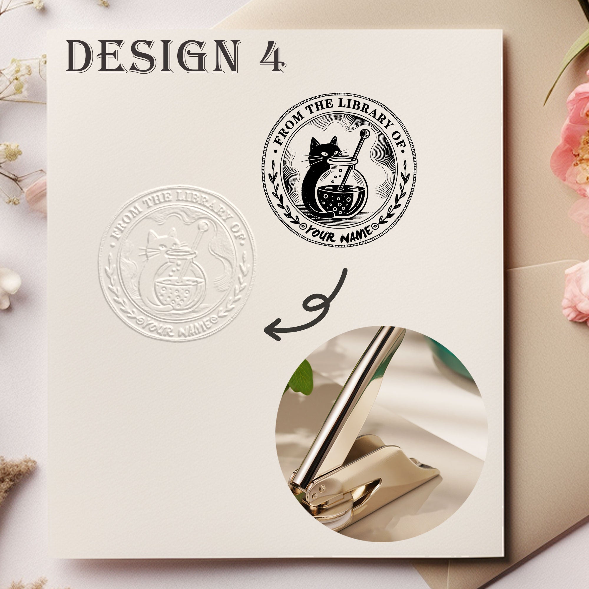 Custom Library Book Embosser