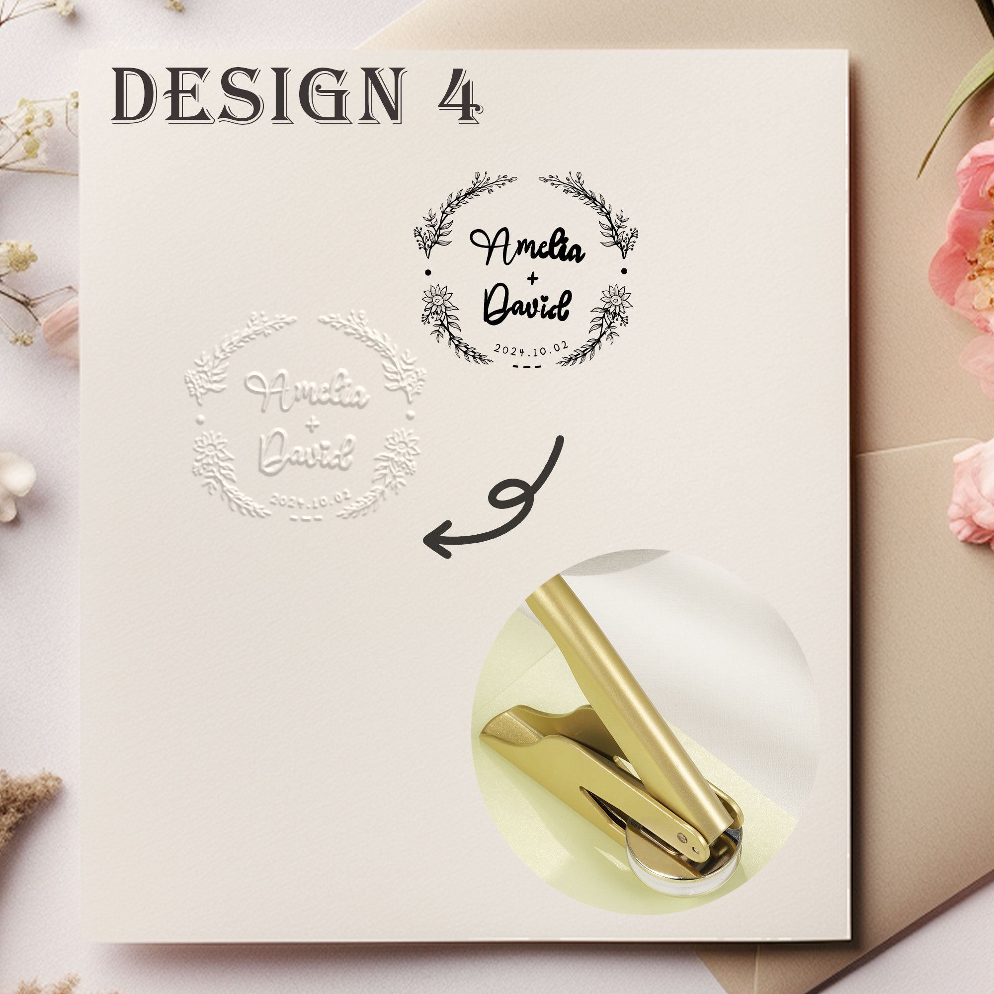 Custom Envelope Wedding Embosser