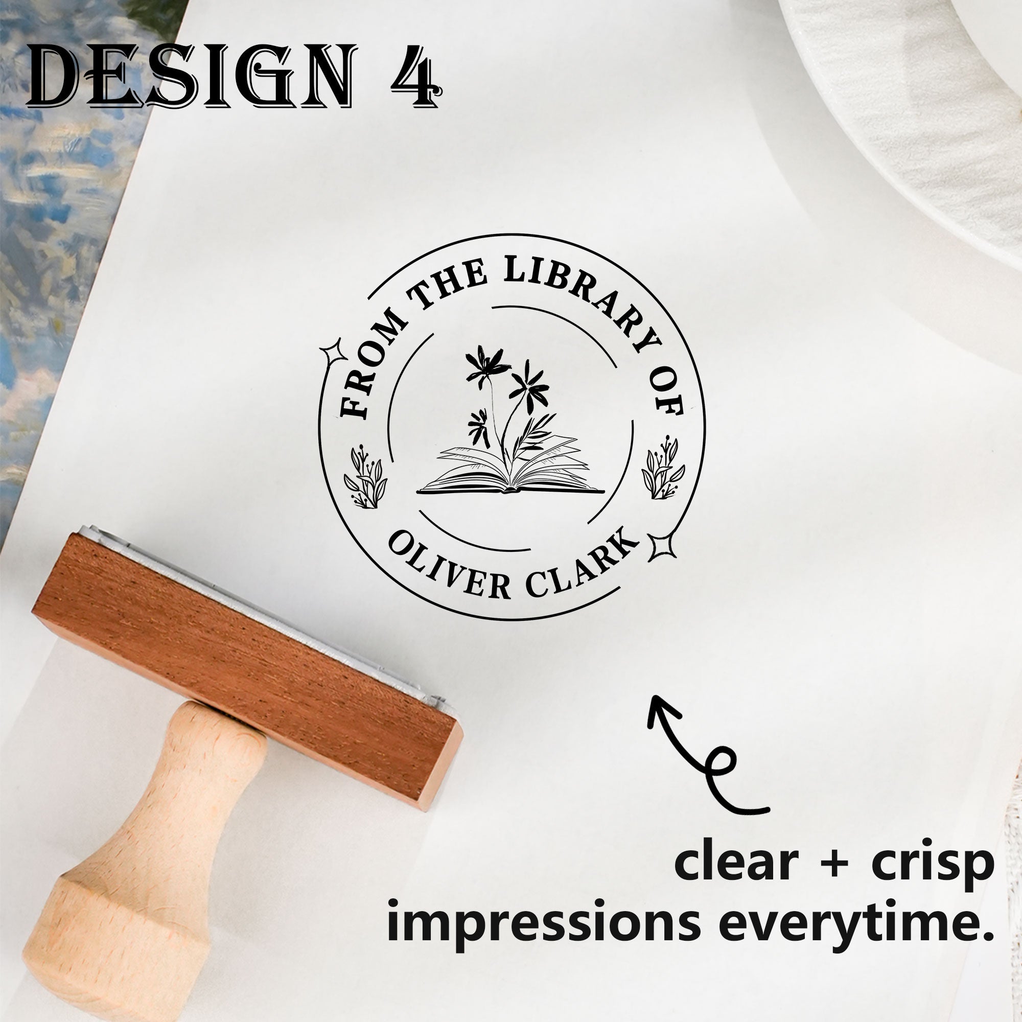 Custom Creative Wood Stamp