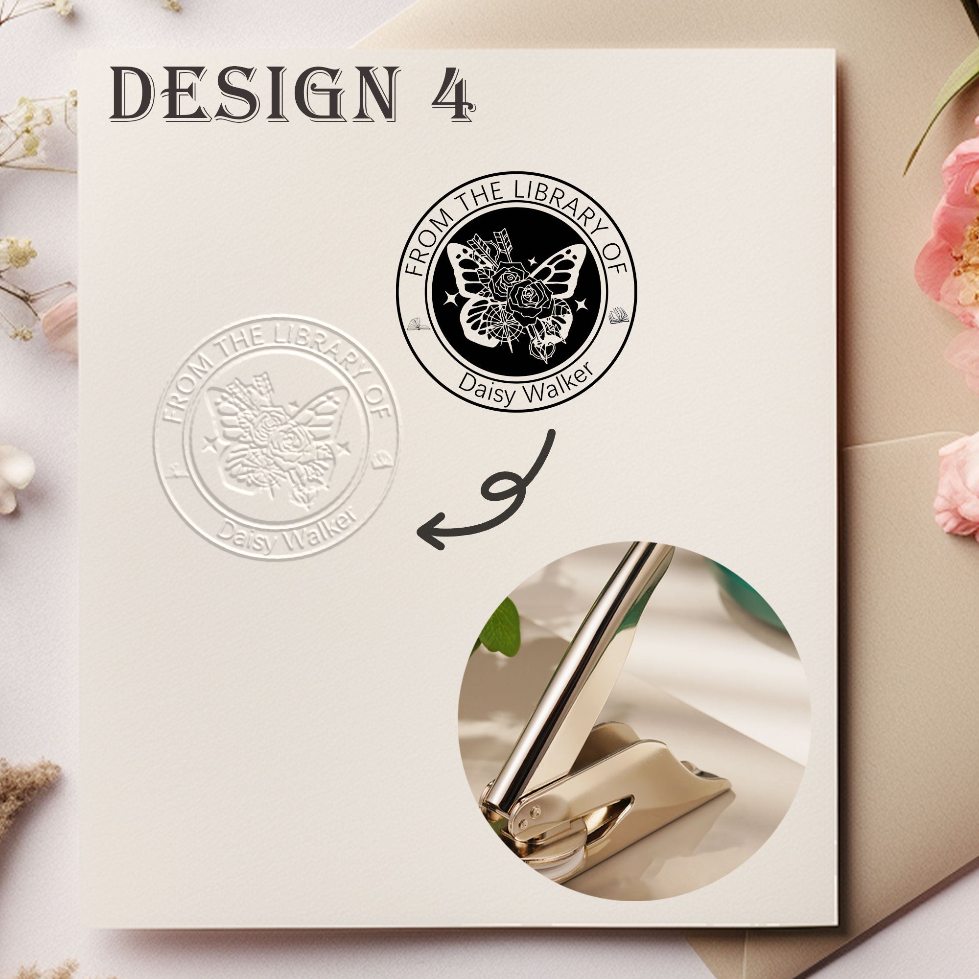 Custom Modern Book Embosser