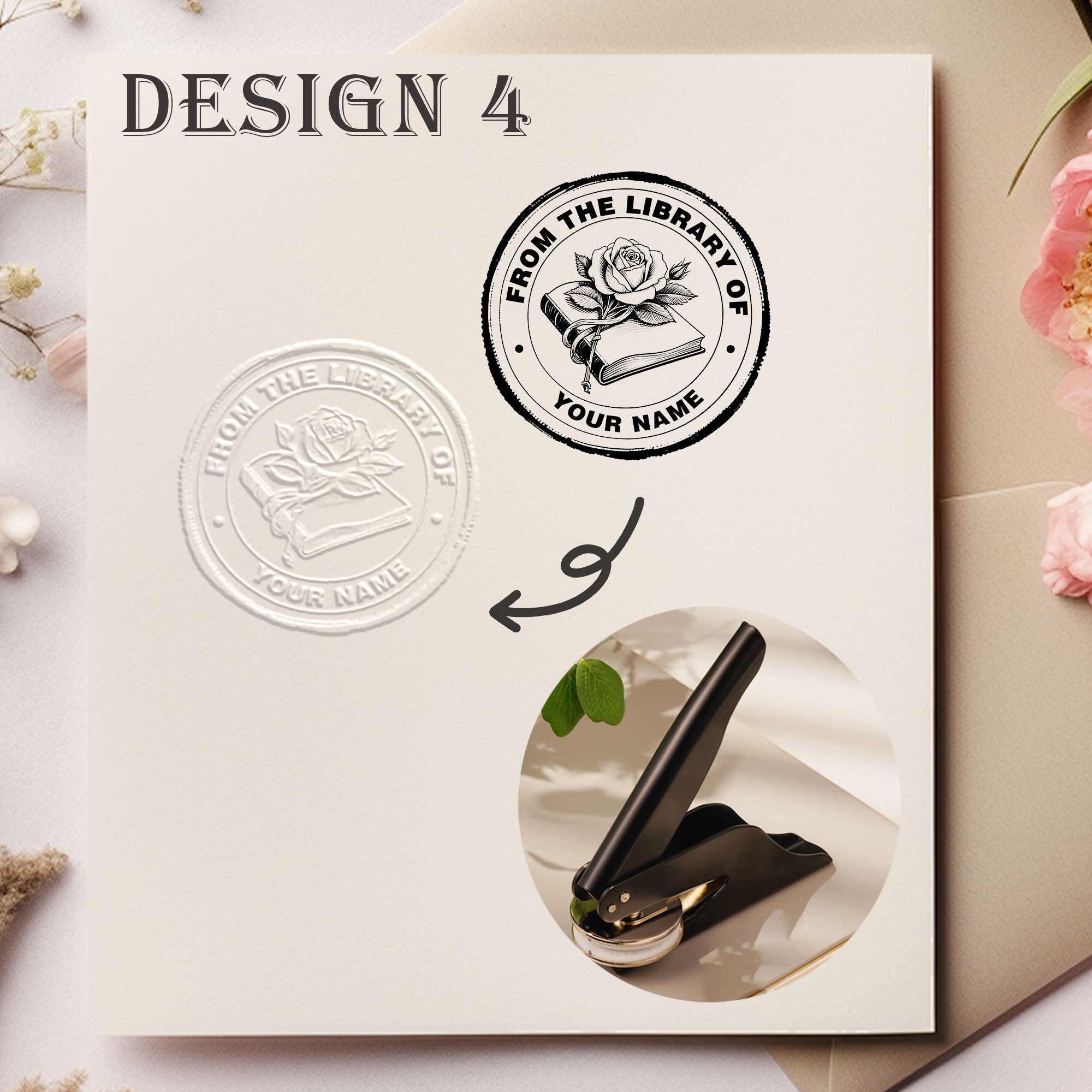 Custom Rustic Book Embosser