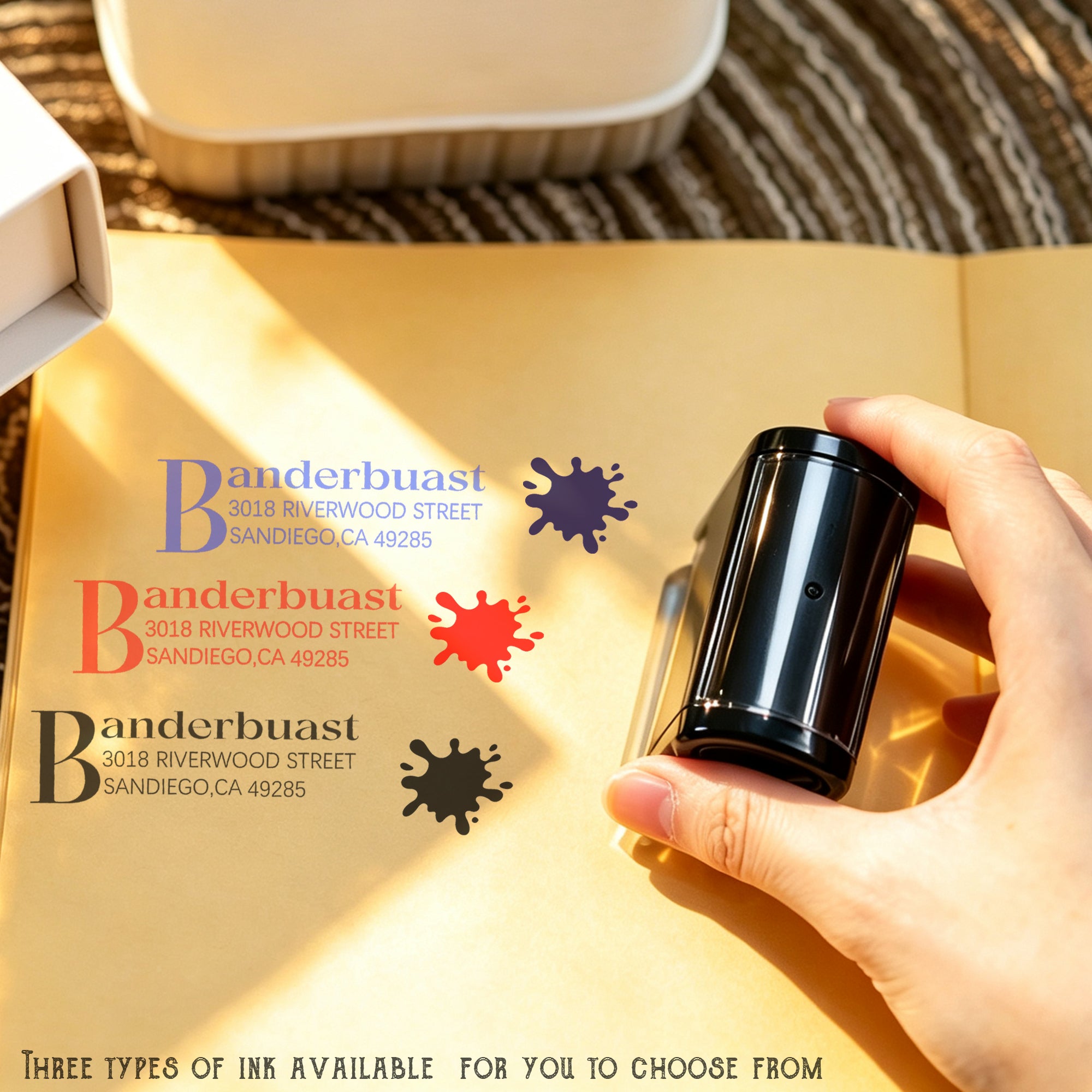 Personalized Return Address Stamp