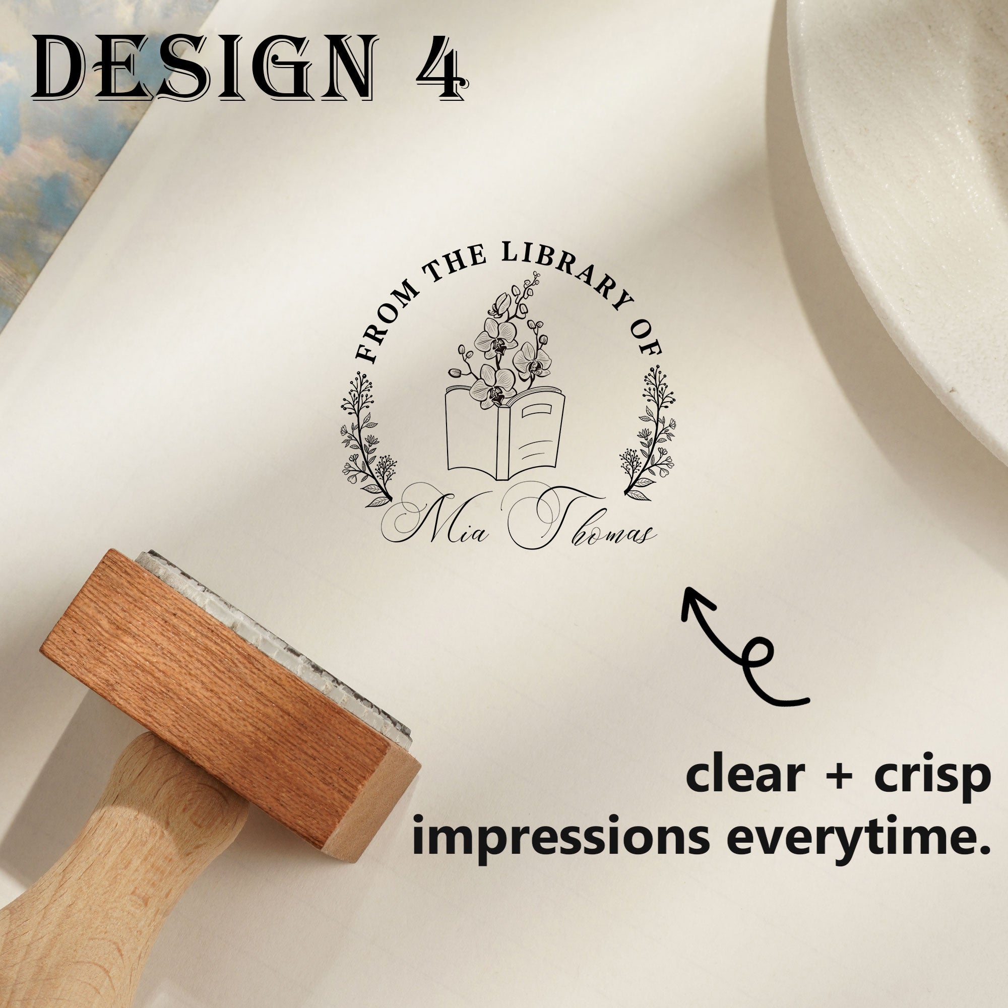 Custom Journaling Rubber Stamp