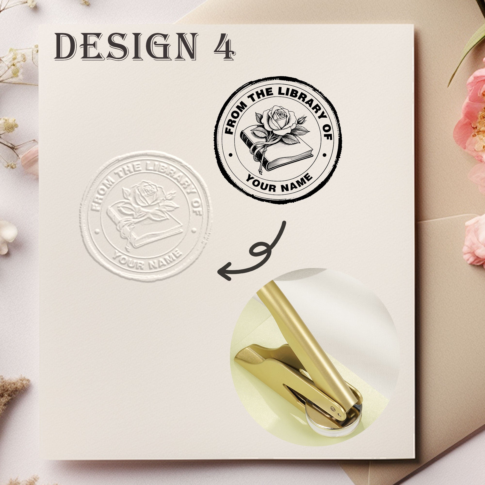 Custom Rustic Book Embosser