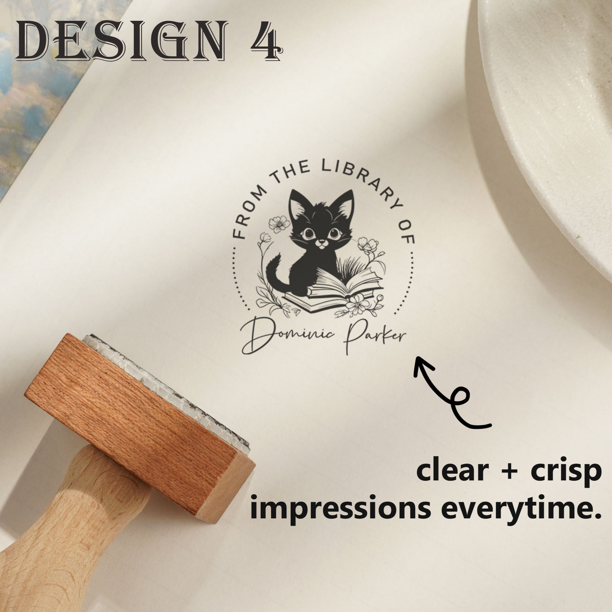 Premium Retro Rubber Stamp