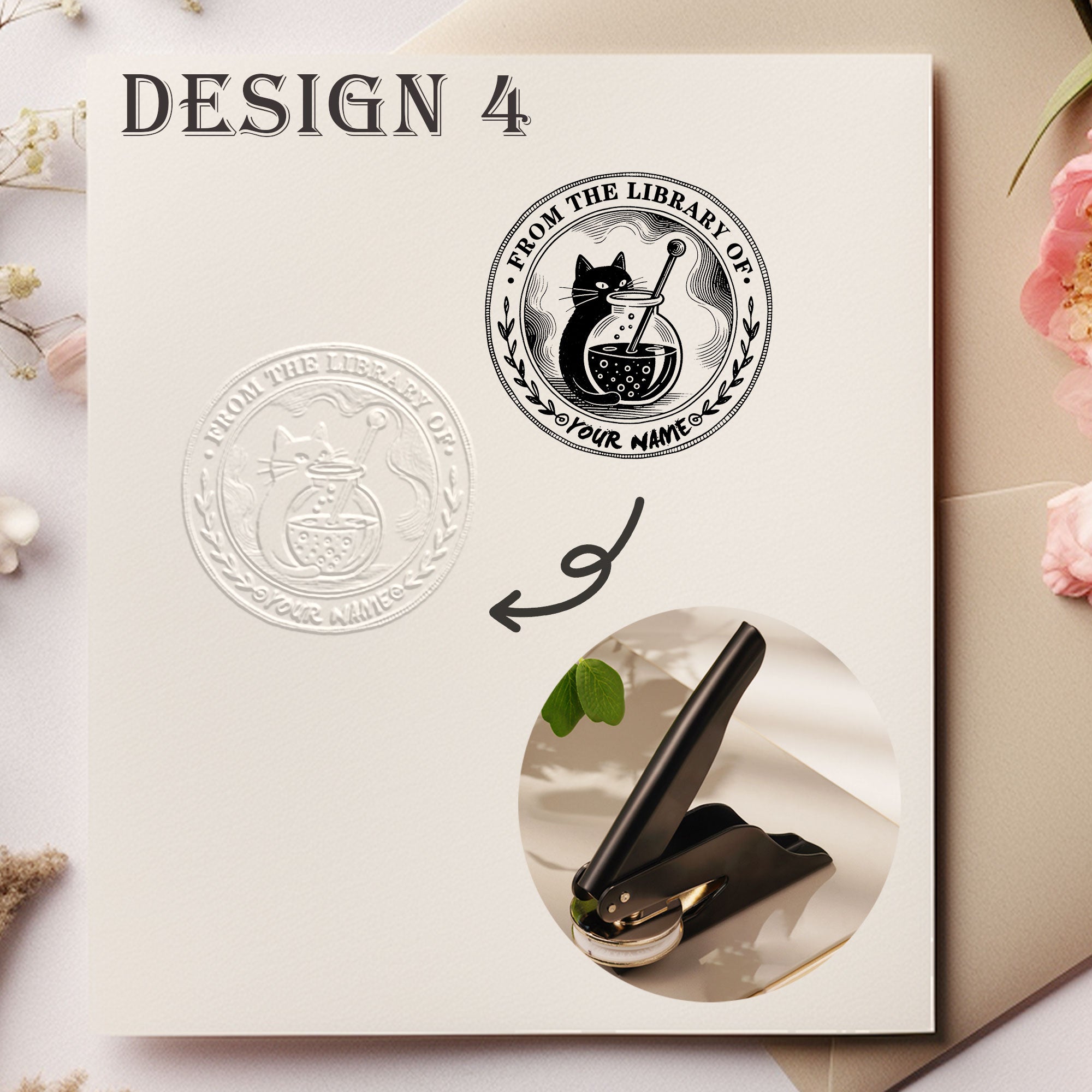 Custom Library Book Embosser