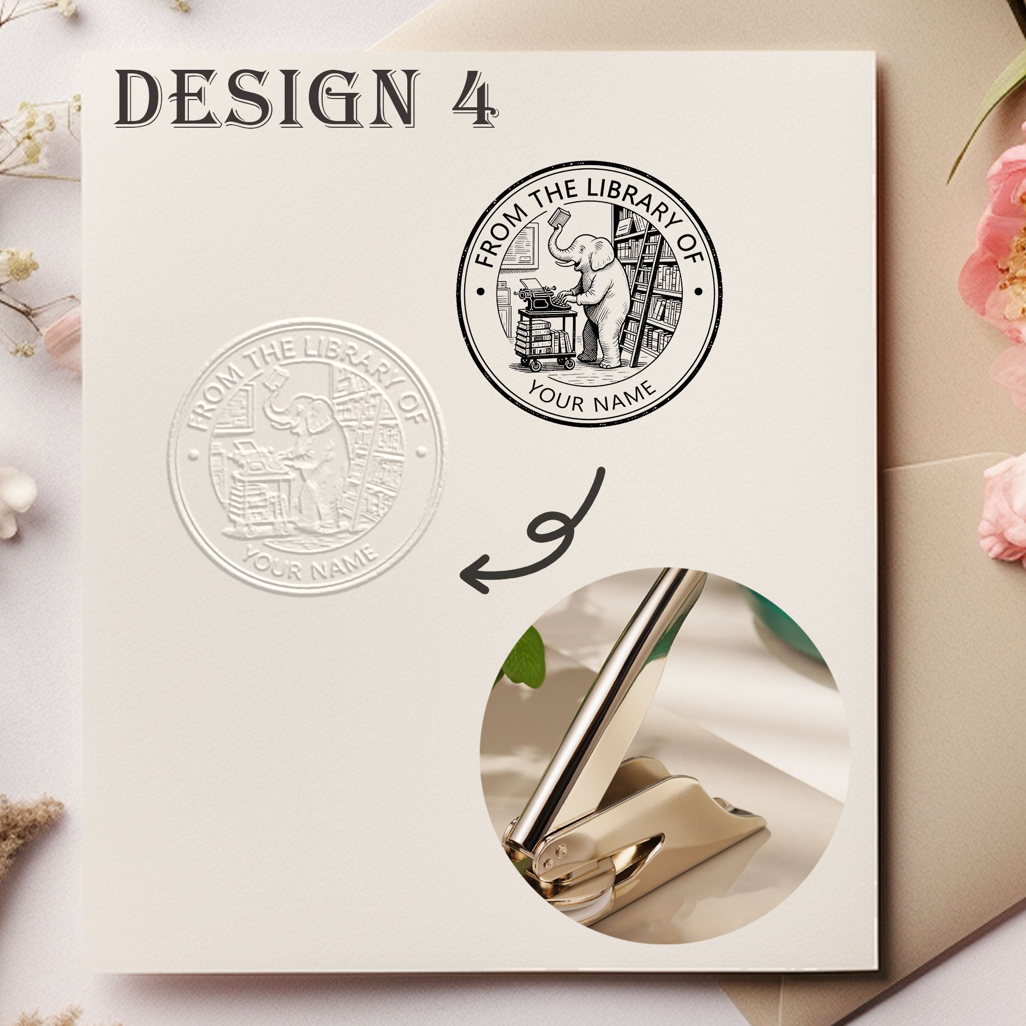 Custom Elegant Paper Embosser