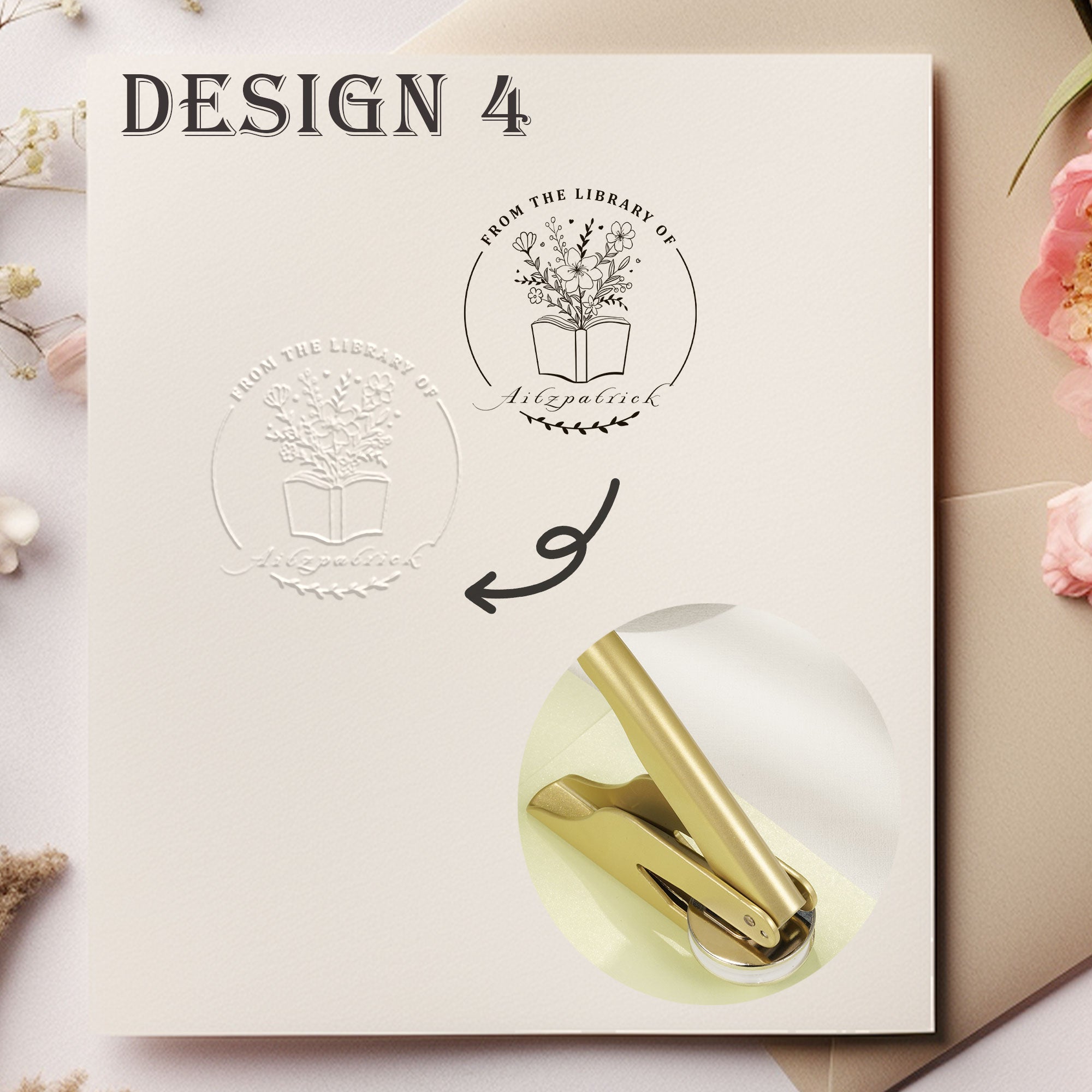 Custom Bookplate Embosser