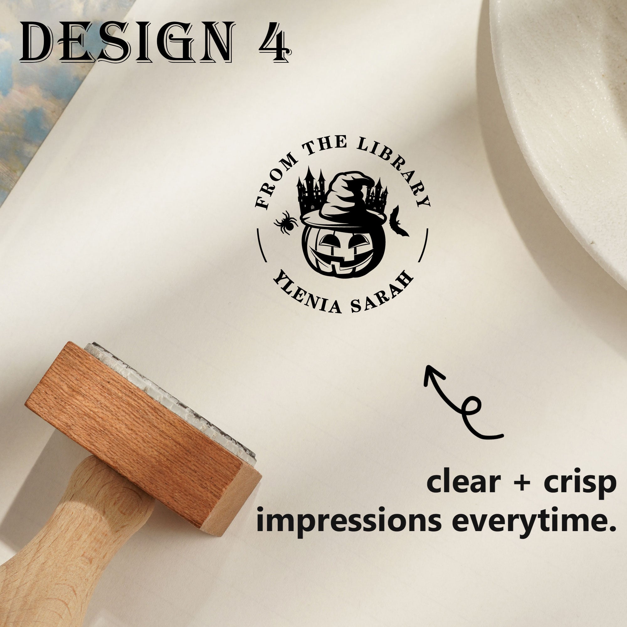 Custom Handcraft Book Stamp